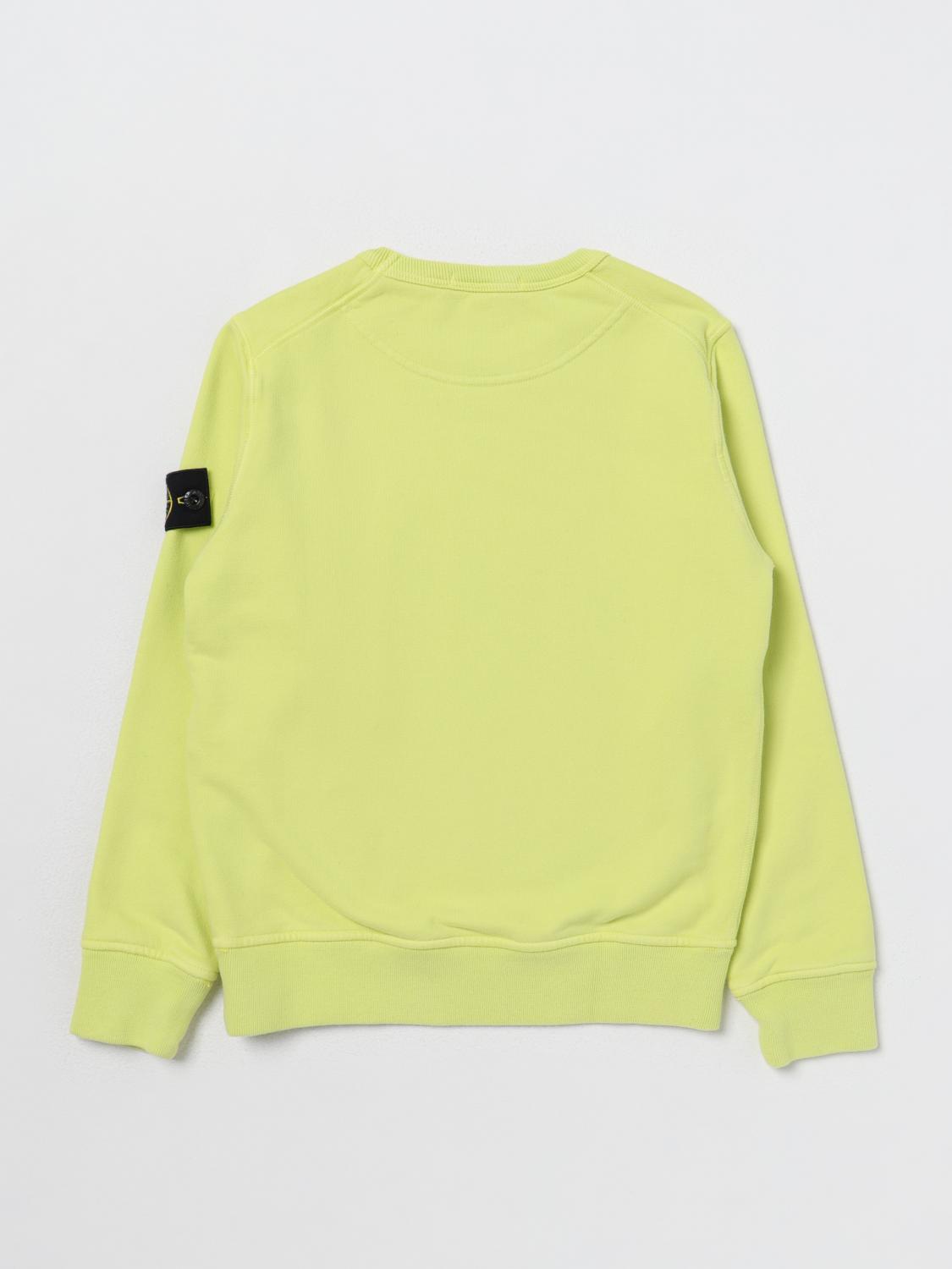STONE ISLAND JUNIOR PULLOVER: Pullover kinder Stone Island Junior, Gelb - Img 2