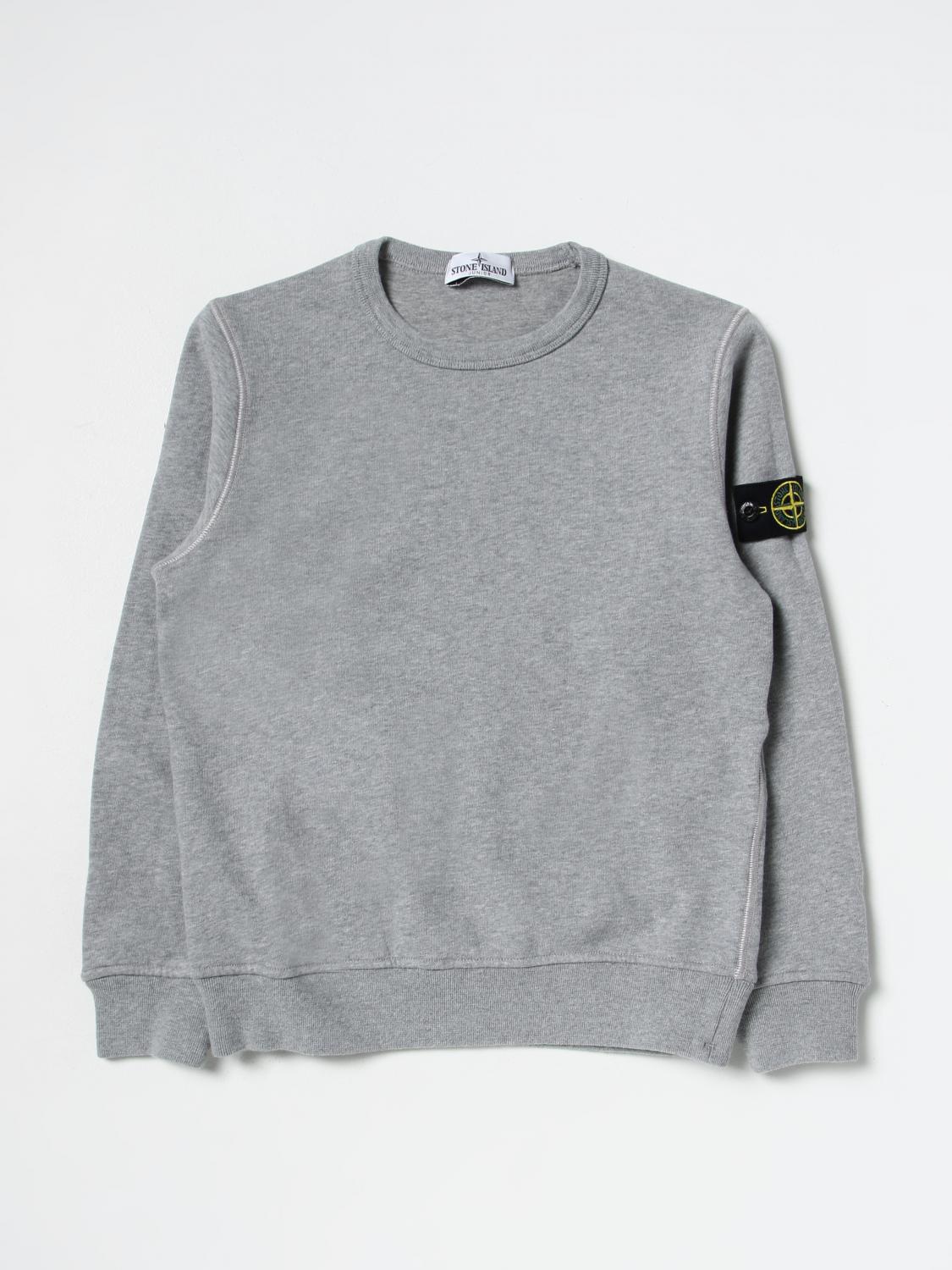 STONE ISLAND JUNIOR PULLOVER: Pullover kinder Stone Island Junior, Bunt - Img 1