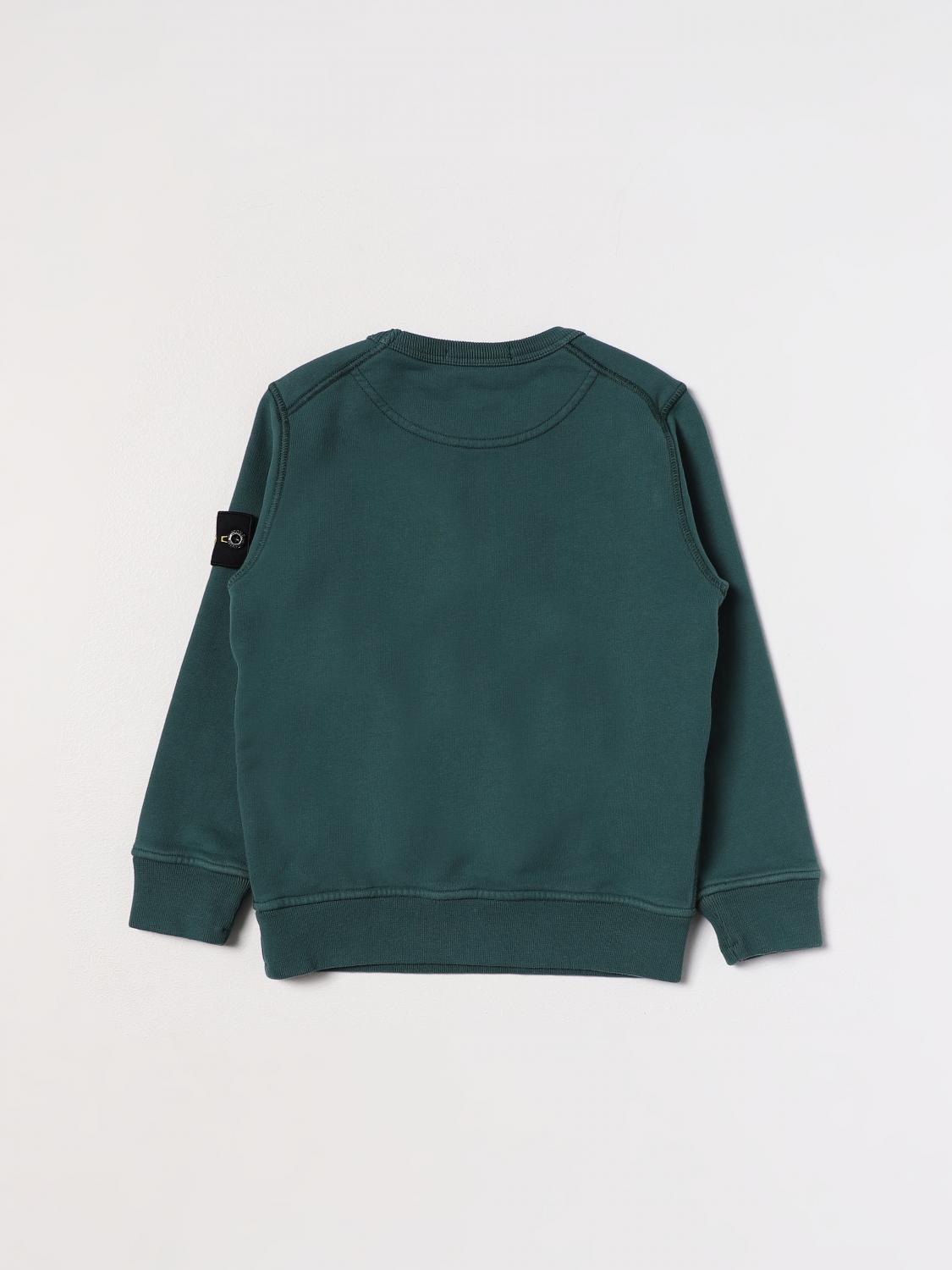 STONE ISLAND JUNIOR PULLOVER: Pullover kinder Stone Island Junior, Grün - Img 2