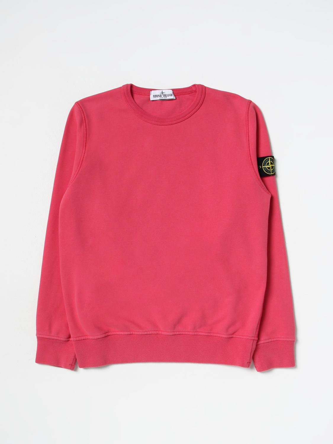 STONE ISLAND JUNIOR PULLOVER: Pullover kinder Stone Island Junior, Rot - Img 1