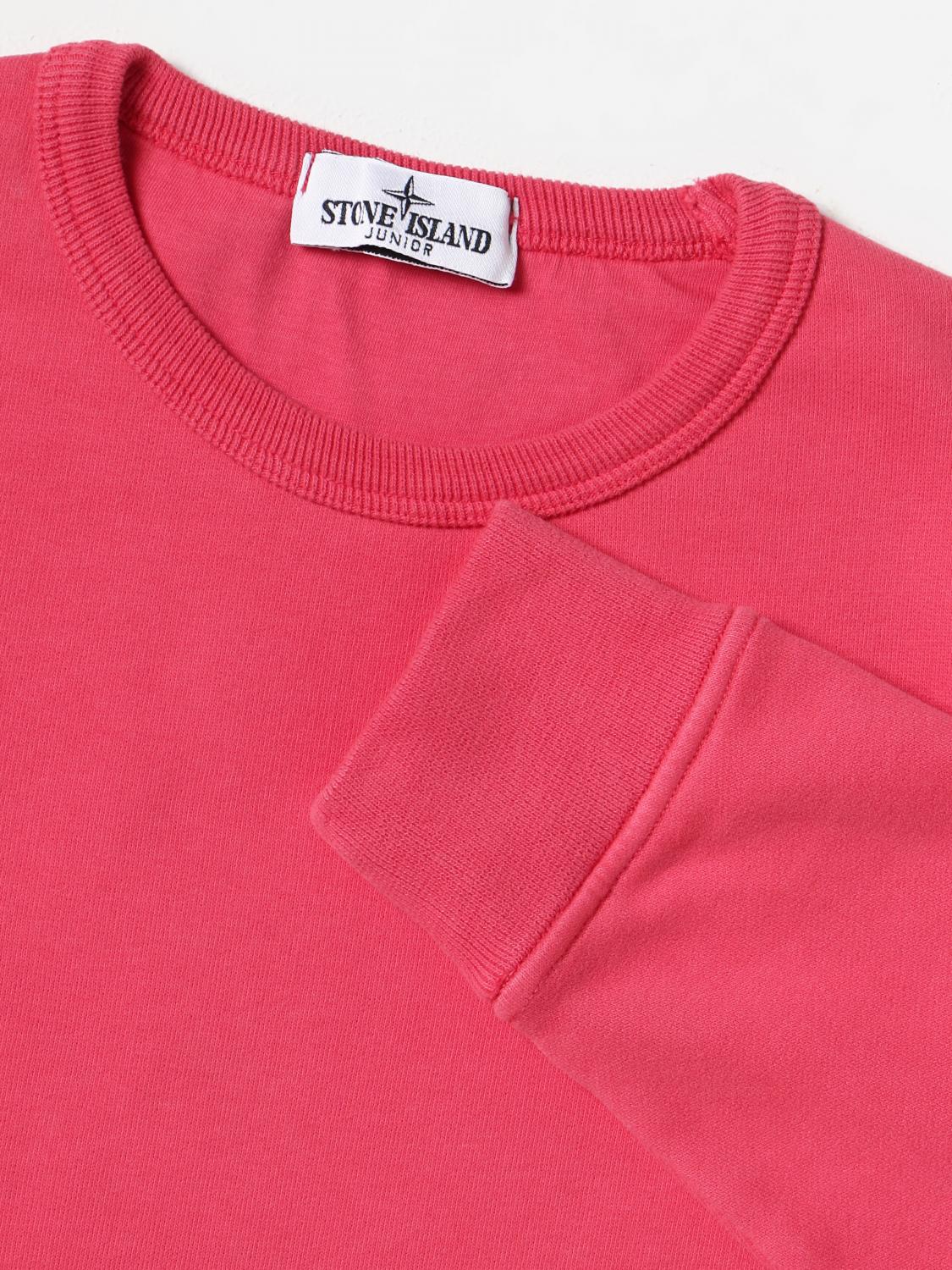 STONE ISLAND JUNIOR PULLOVER: Pullover kinder Stone Island Junior, Rot - Img 3
