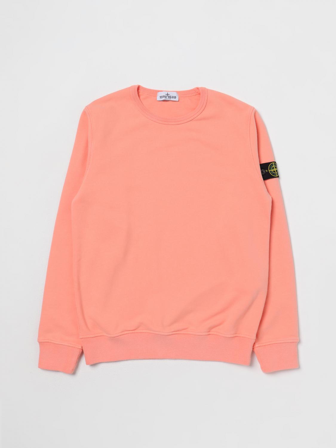 STONE ISLAND JUNIOR PULLOVER: Pullover kinder Stone Island Junior, Lachs - Img 1