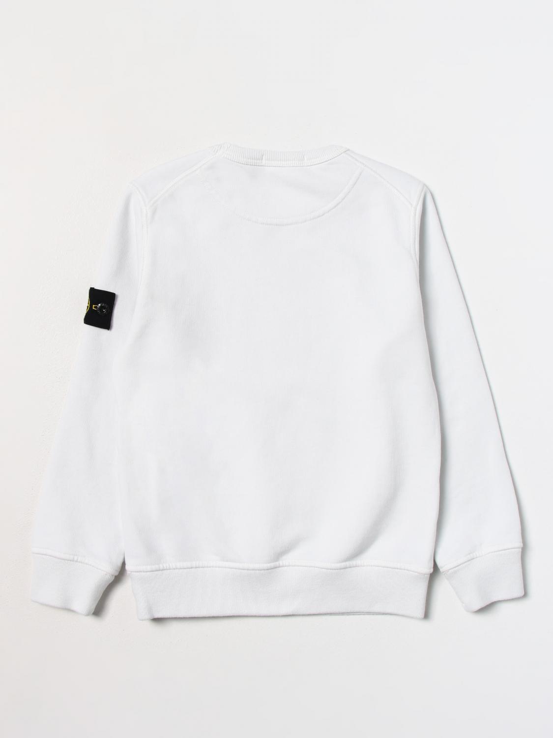 STONE ISLAND JUNIOR PULLOVER: Pullover kinder Stone Island Junior, Ivory - Img 2