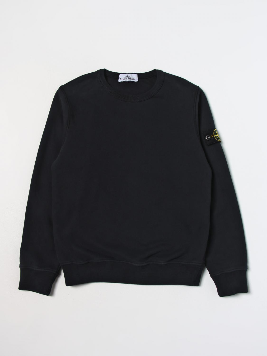 STONE ISLAND JUNIOR PULLOVER: Pullover kinder Stone Island Junior, Navy - Img 1