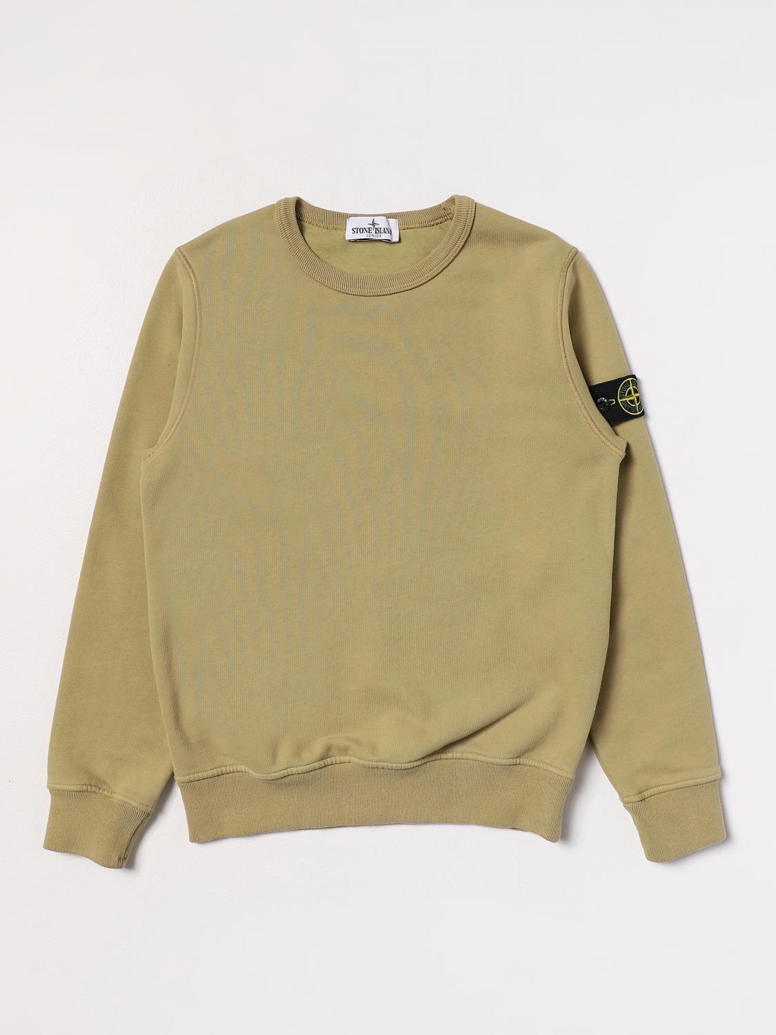 STONE ISLAND JUNIOR PULLOVER: Pullover kinder Stone Island Junior, Waldgrün - Img 1