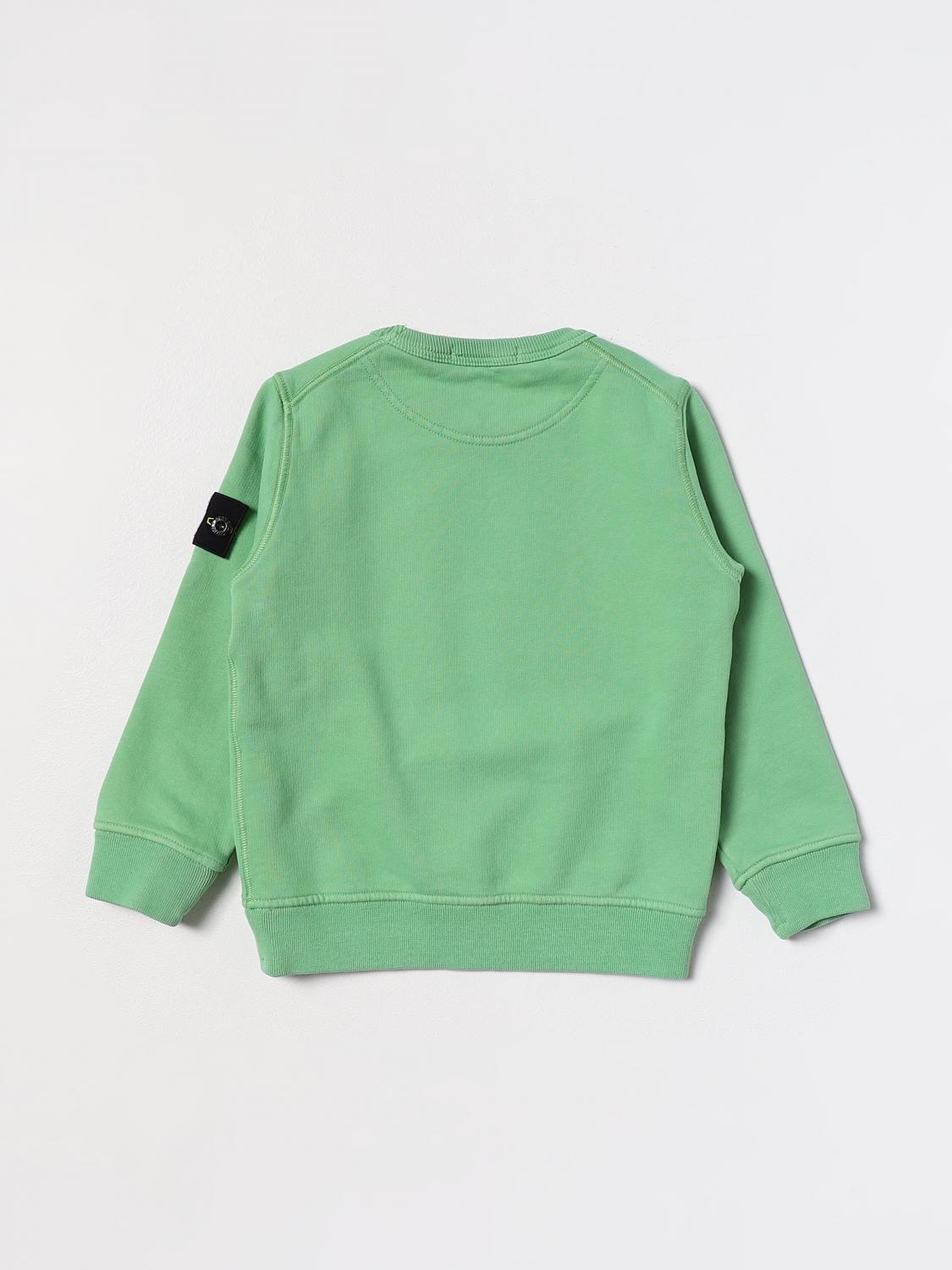STONE ISLAND JUNIOR PULLOVER: Pullover kinder Stone Island Junior, Grasgrün - Img 2