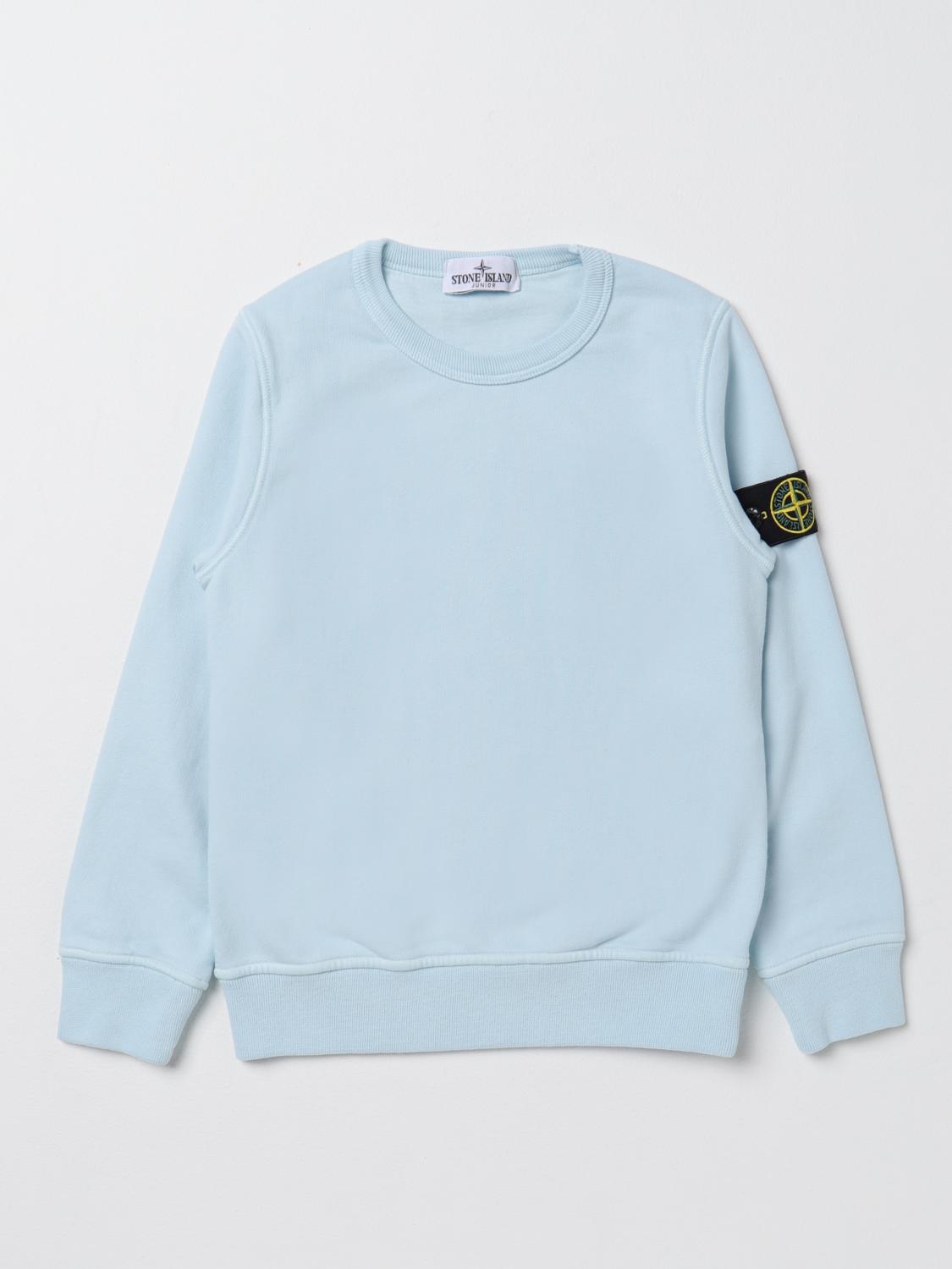 STONE ISLAND JUNIOR PULLOVER: Pullover kinder Stone Island Junior, Blau 1 - Img 1