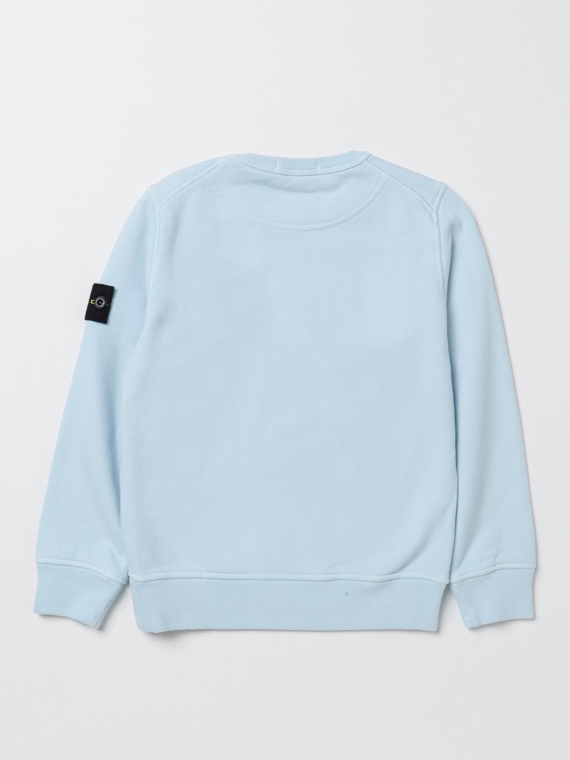 STONE ISLAND JUNIOR PULLOVER: Pullover kinder Stone Island Junior, Blau 1 - Img 2