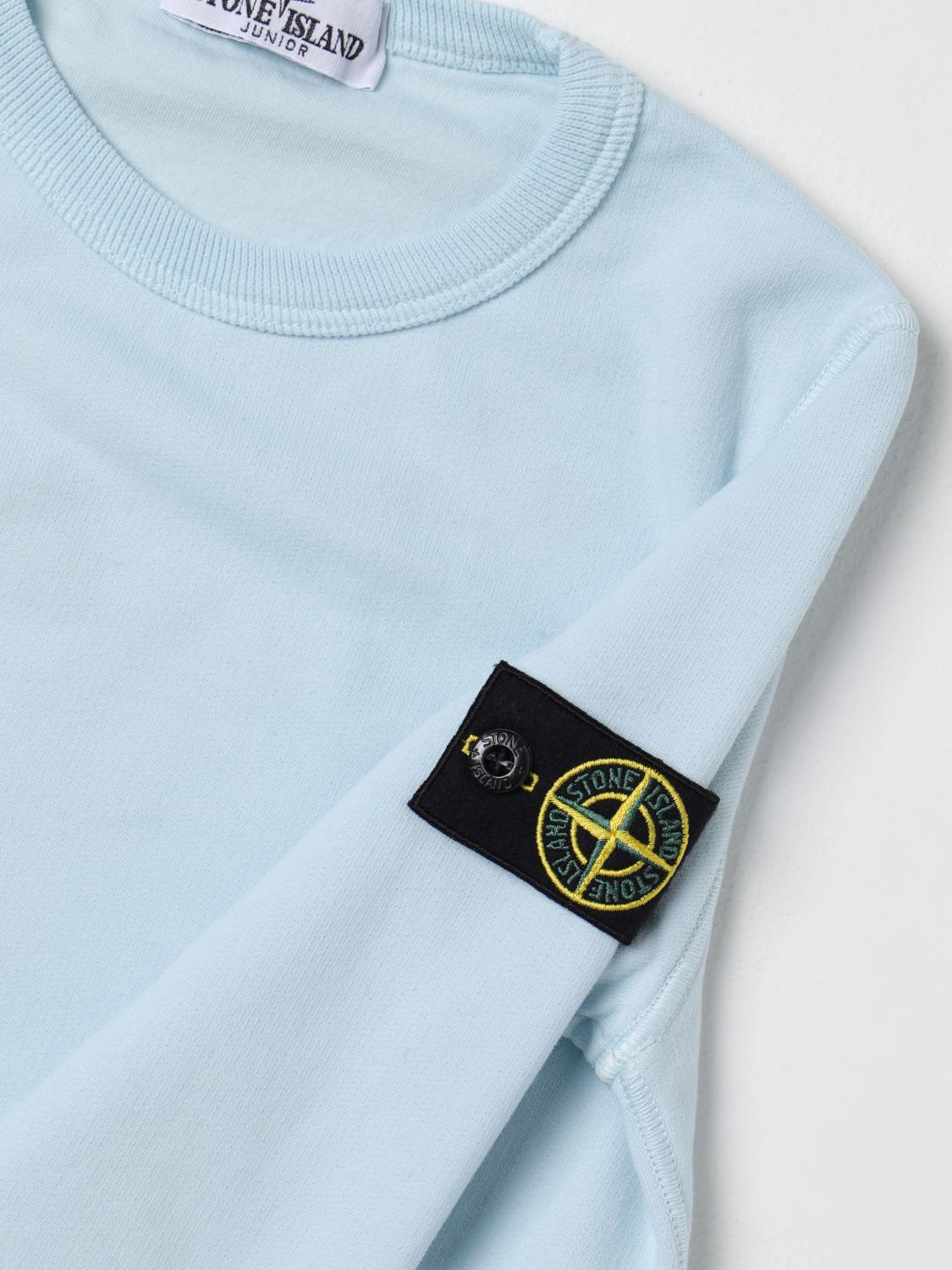 STONE ISLAND JUNIOR PULLOVER: Pullover kinder Stone Island Junior, Blau 1 - Img 3
