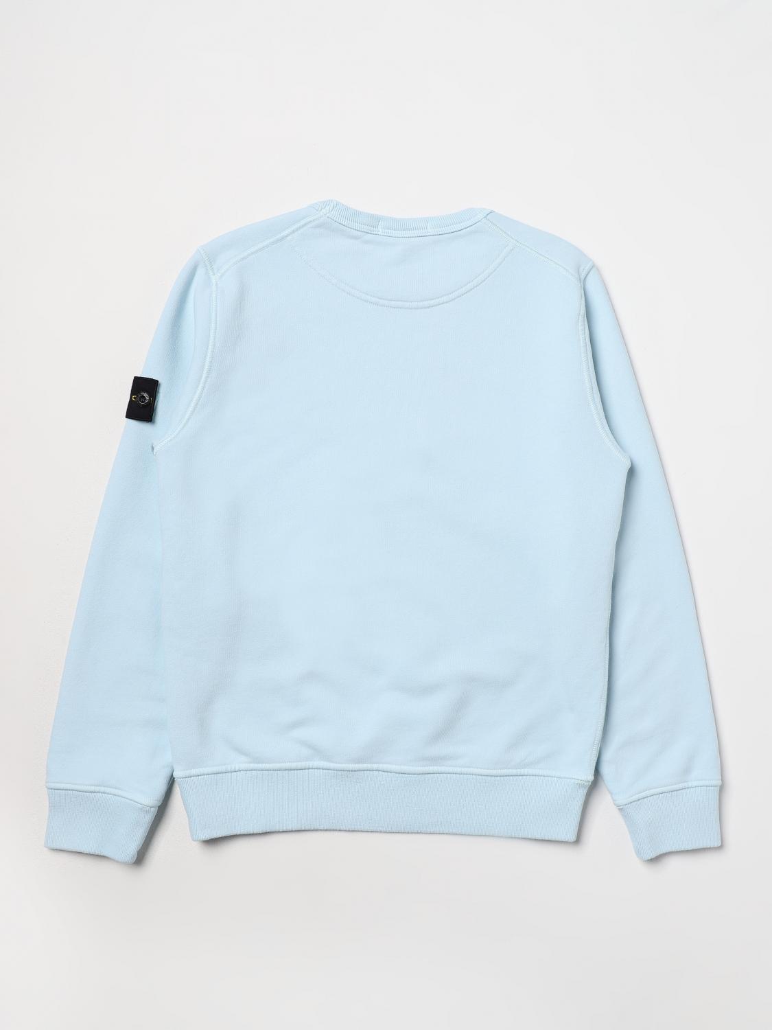STONE ISLAND JUNIOR PULLOVER: Pullover kinder Stone Island Junior, Blau 2 - Img 2