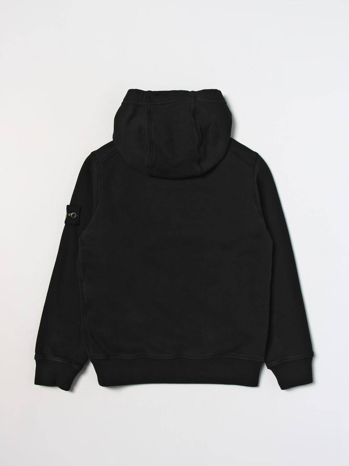 STONE ISLAND JUNIOR PULLOVER: Pullover kinder Stone Island Junior, Schwarz - Img 2