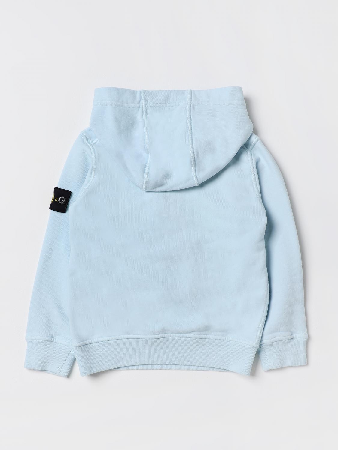 STONE ISLAND JUNIOR PULLOVER: Pullover kinder Stone Island Junior, Blau - Img 2