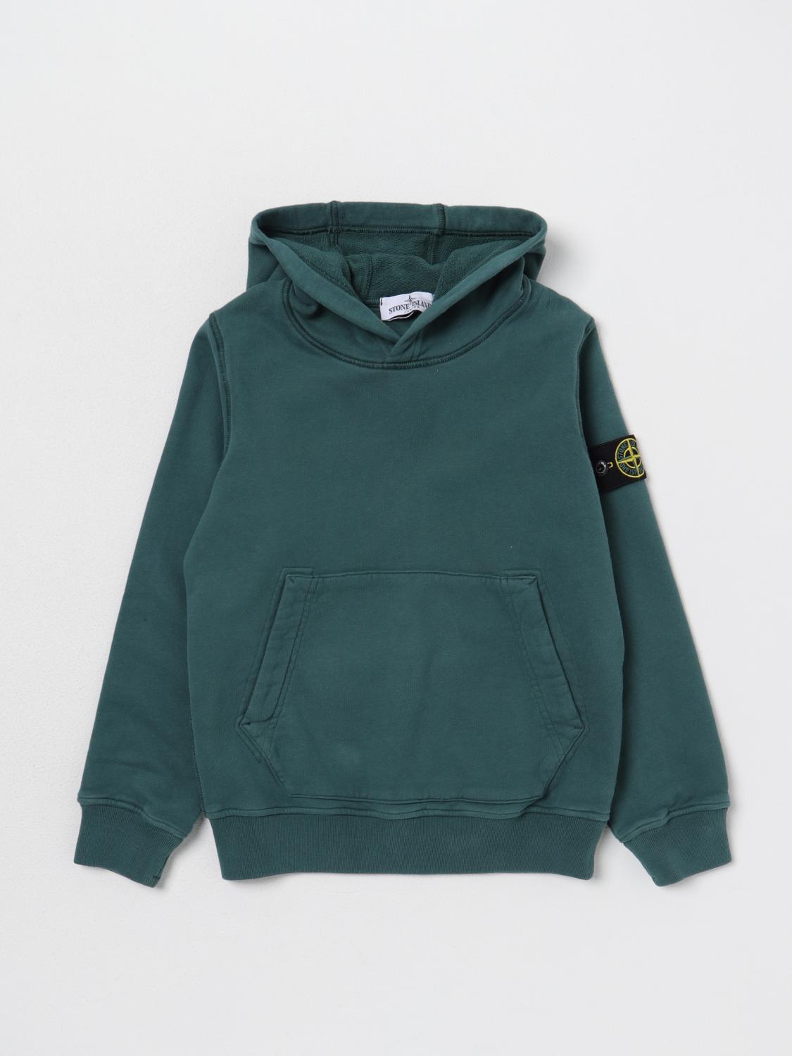 STONE ISLAND JUNIOR PULLOVER: Pullover kinder Stone Island Junior, Grün - Img 1