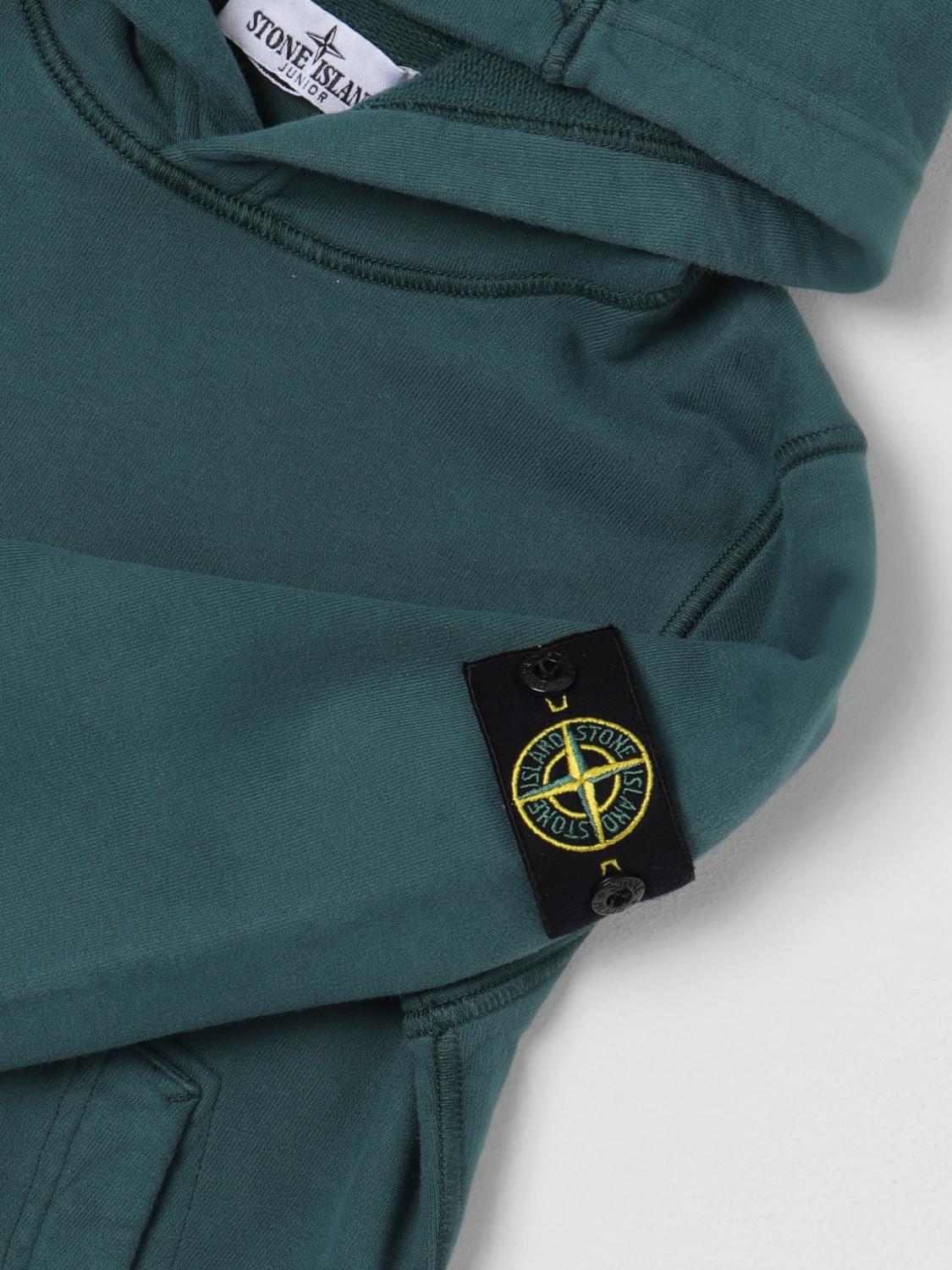 STONE ISLAND JUNIOR PULLOVER: Pullover kinder Stone Island Junior, Grün - Img 3