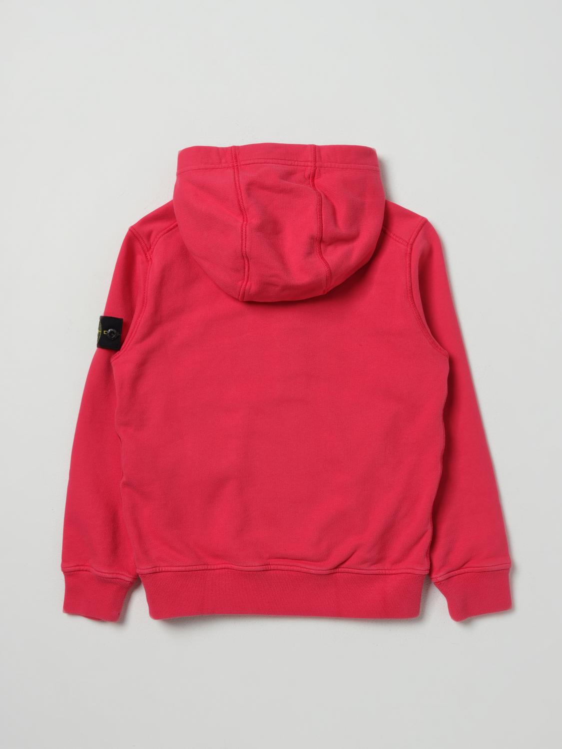 STONE ISLAND JUNIOR PULLOVER: Pullover kinder Stone Island Junior, Rot - Img 2