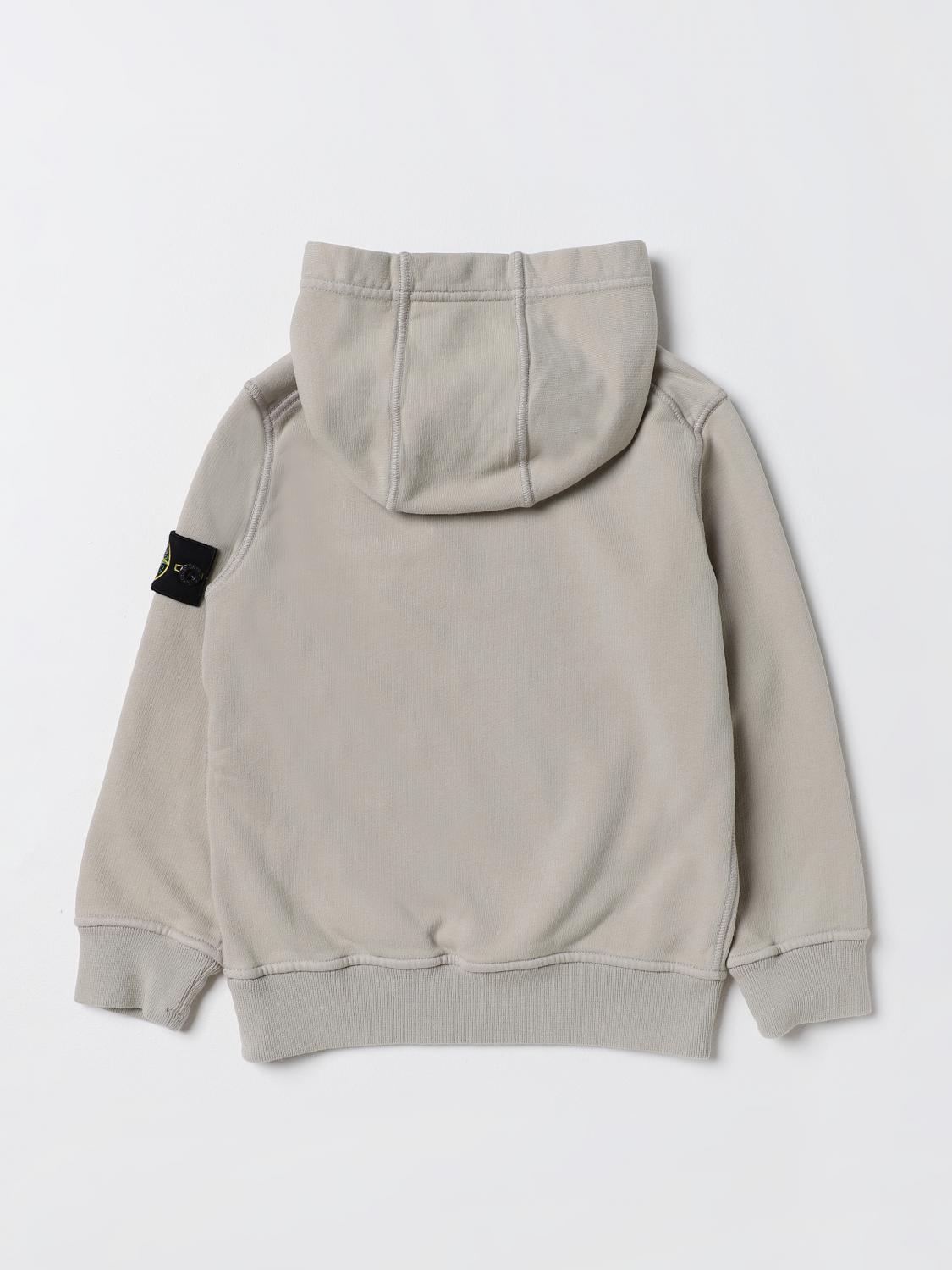 STONE ISLAND JUNIOR PULLOVER: Pullover kinder Stone Island Junior, Grau - Img 2