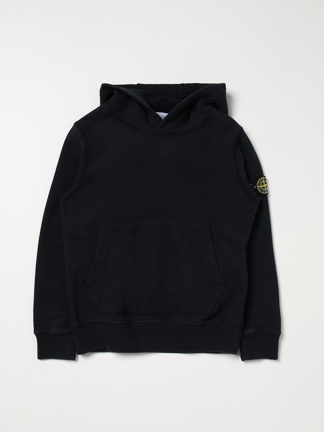STONE ISLAND JUNIOR PULLOVER: Pullover kinder Stone Island Junior, Blau 1 - Img 1