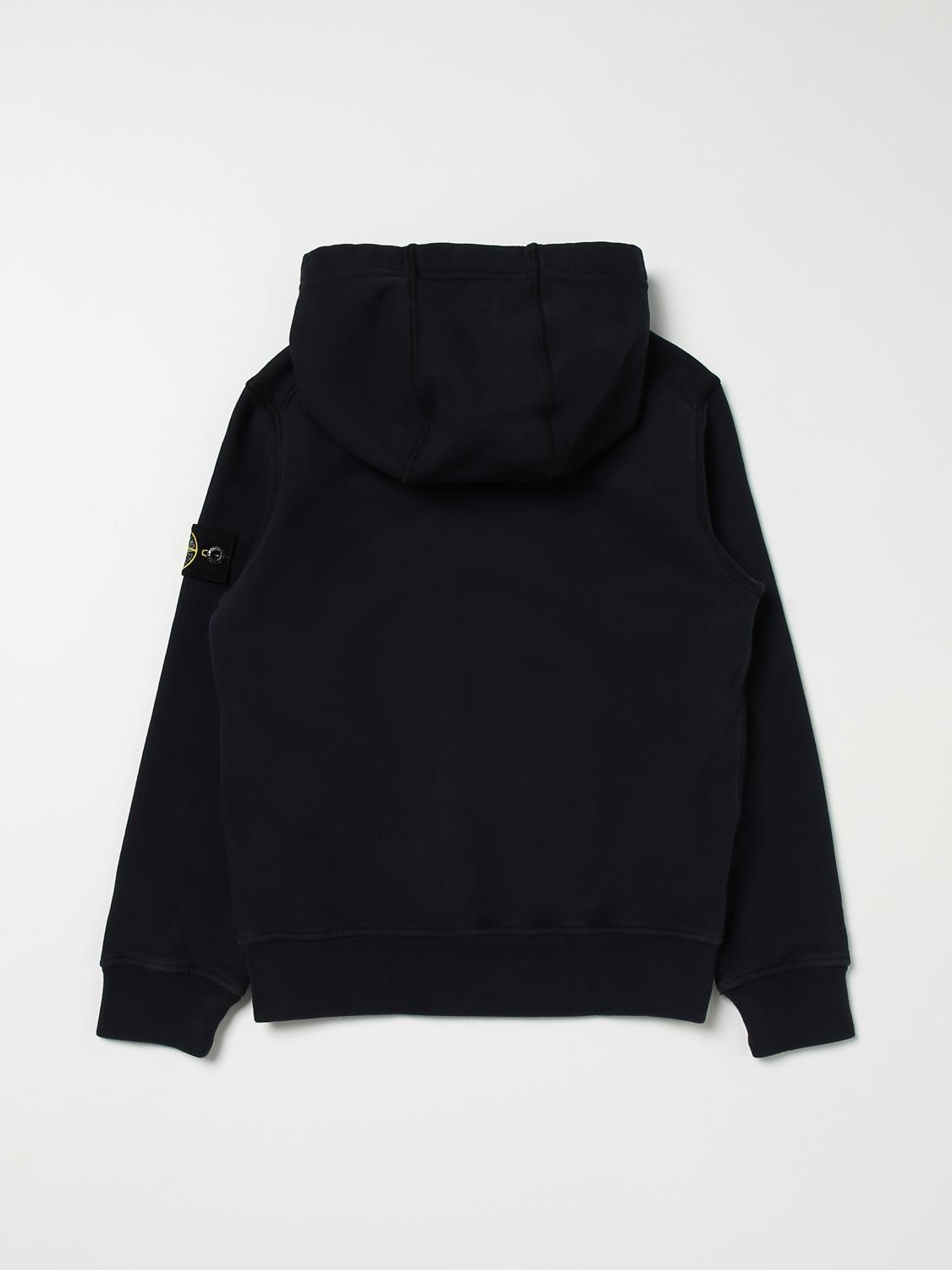STONE ISLAND JUNIOR PULLOVER: Pullover kinder Stone Island Junior, Blau 1 - Img 2