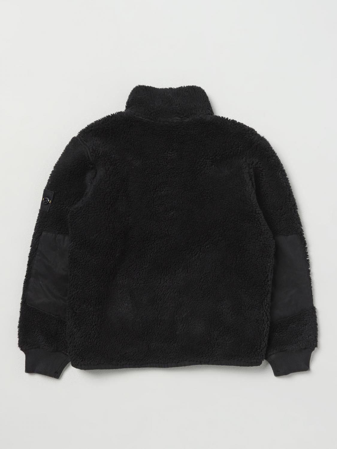 STONE ISLAND JUNIOR: Jacket kids - Black | Stone Island Junior