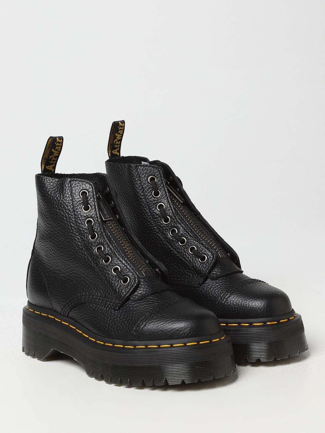 DR. MARTENS FLAT ANKLE BOOT: Shoes woman Dr. Martens, Black - Img 2
