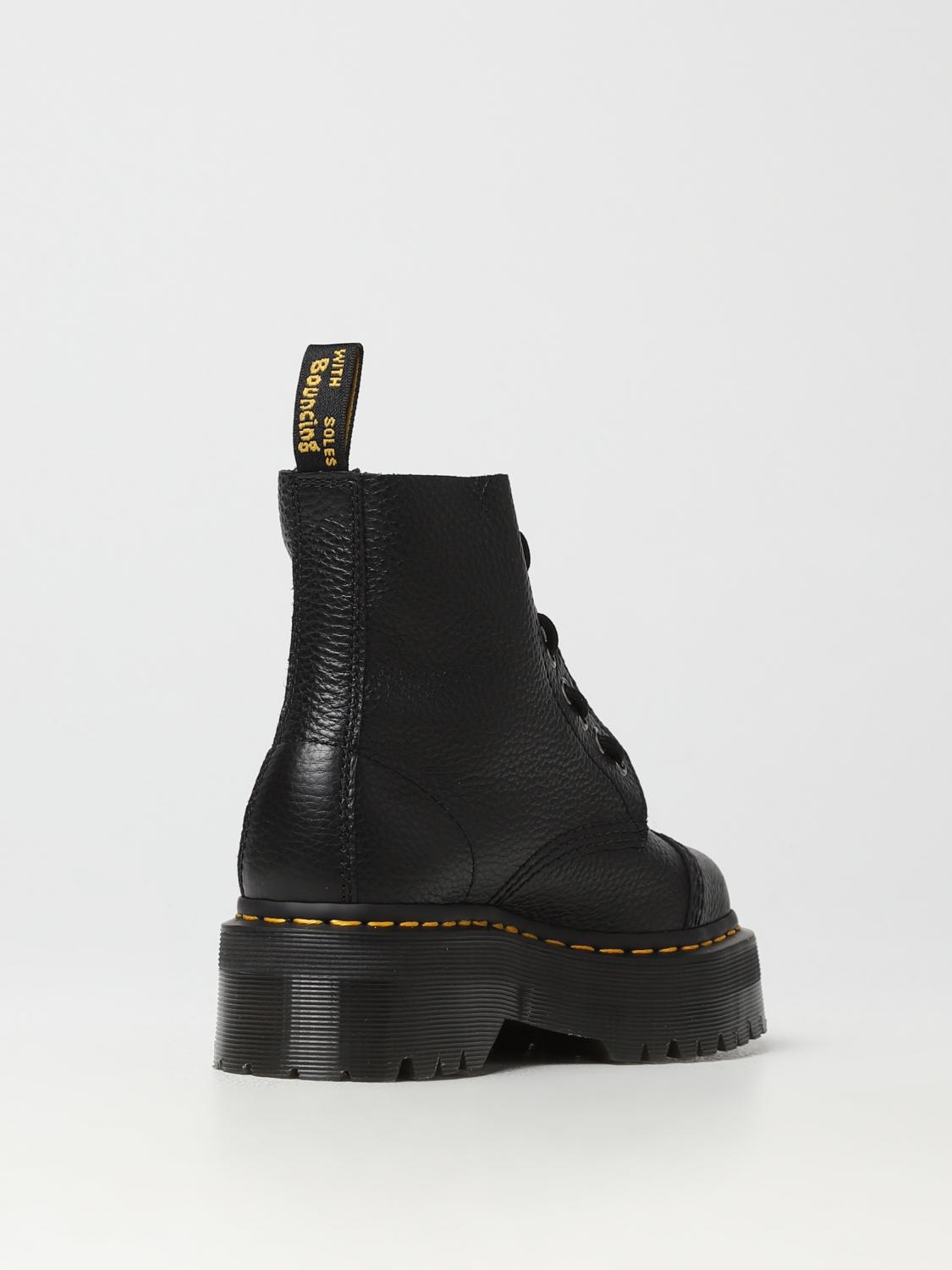 DR. MARTENS FLAT ANKLE BOOT: Shoes woman Dr. Martens, Black - Img 3