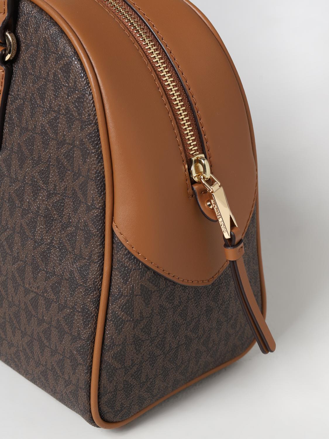 Michael Kors Williamsburg bag in matt grain coated fabric - Brown