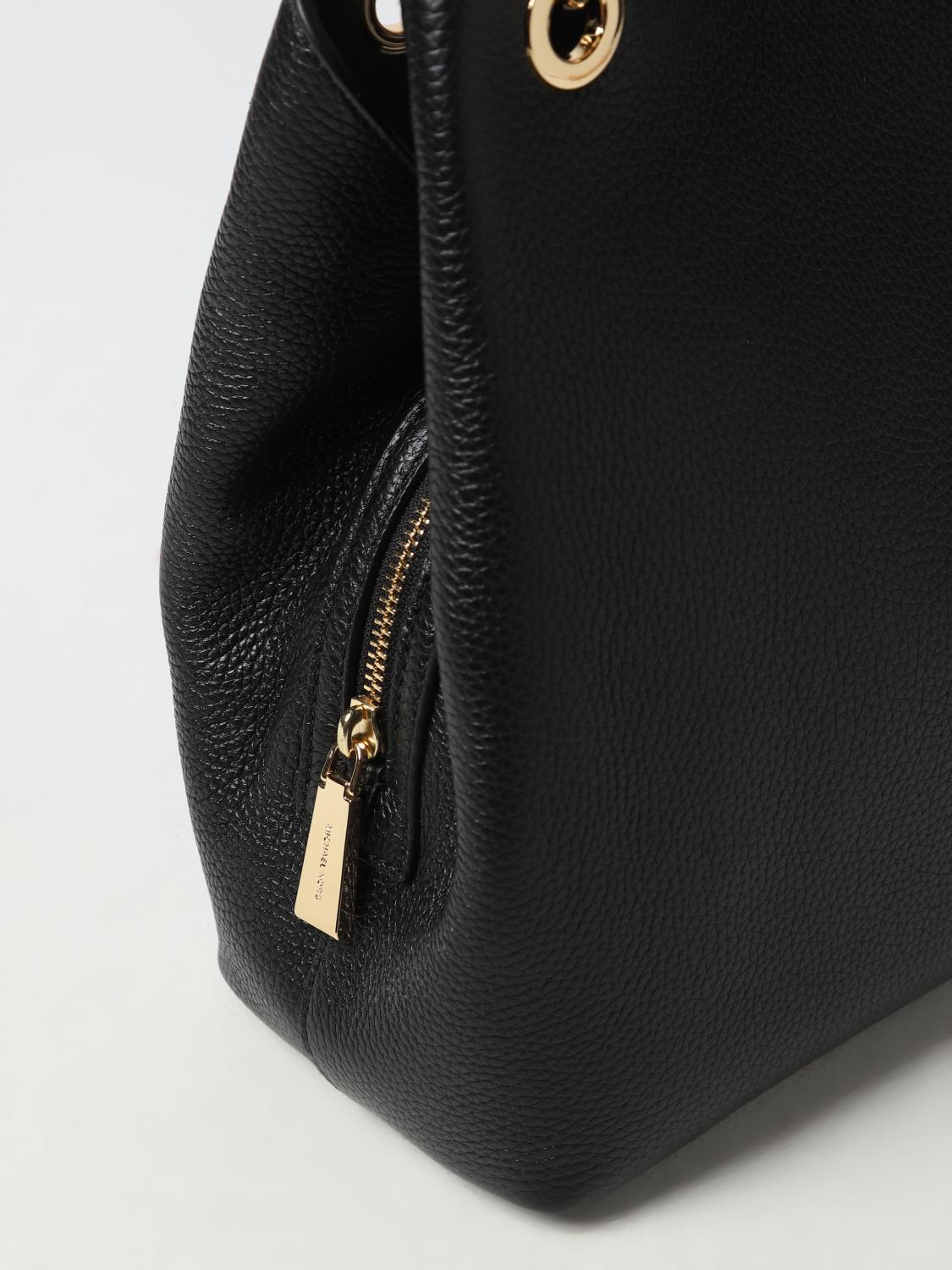 MICHAEL KORS BORSA A SPALLA: Borsa Kensington Michael Kors in pelle a grana, Nero - Img 3