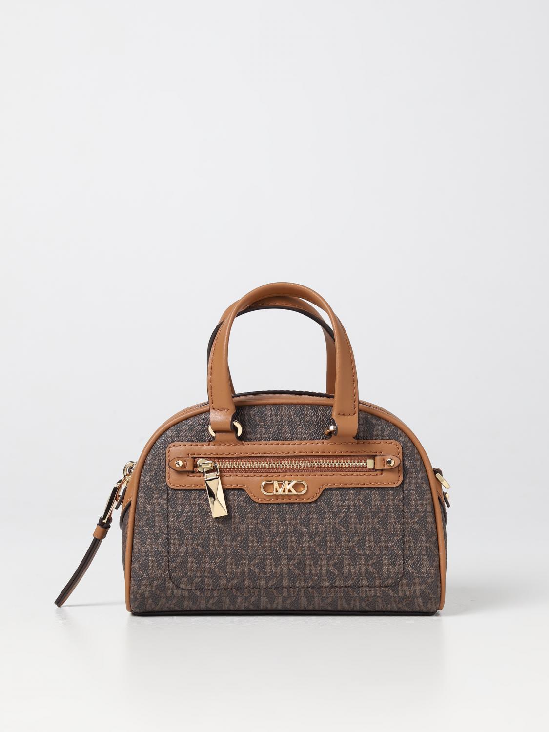 MICHAEL KORS: Williamsburg bag in matt grain coated fabric MICHAEL KORS: Williamsburg bag in matt grain coated fabric