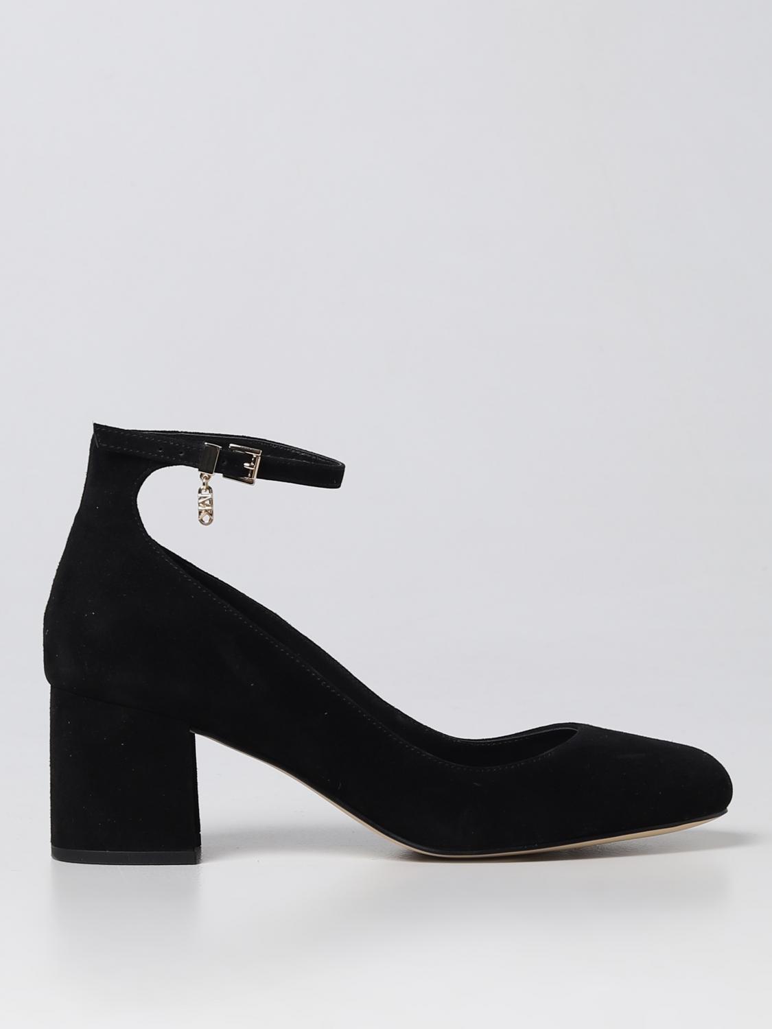 MICHAEL KORS SCARPE CON TACCO: Pump Michael Kors in camoscio, Nero - Img 1