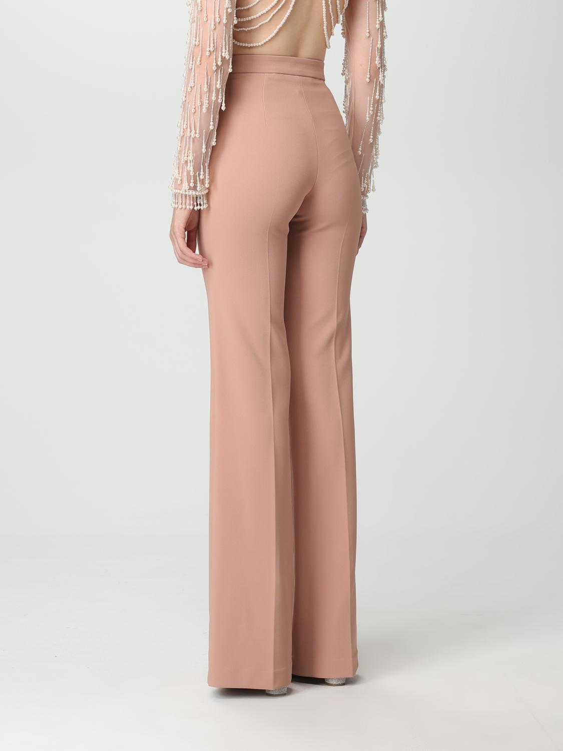 パンツ ELISABETTA FRANCHI Woman Pants Mustard PA095 DC6 ELISABETTA FRANCHI: Pants woman - Mustard | Elisabetta