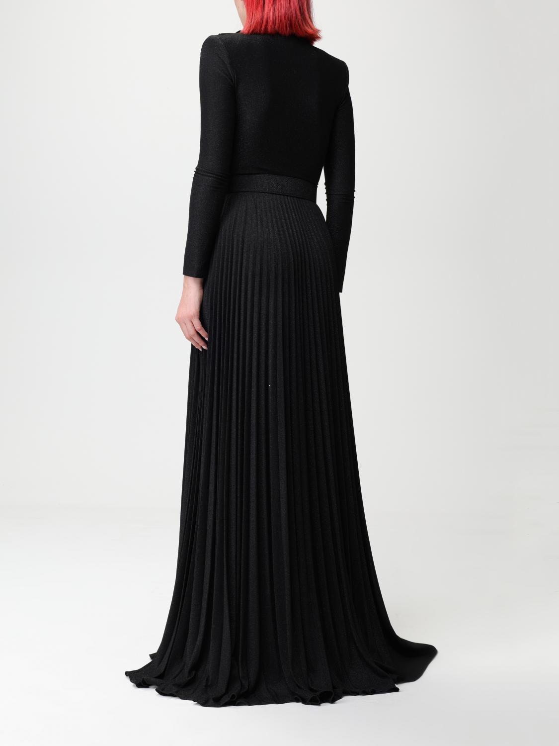 ELISABETTA FRANCHI VESTIDO: Vestido mujer Elisabetta Franchi, Negro - Img 2