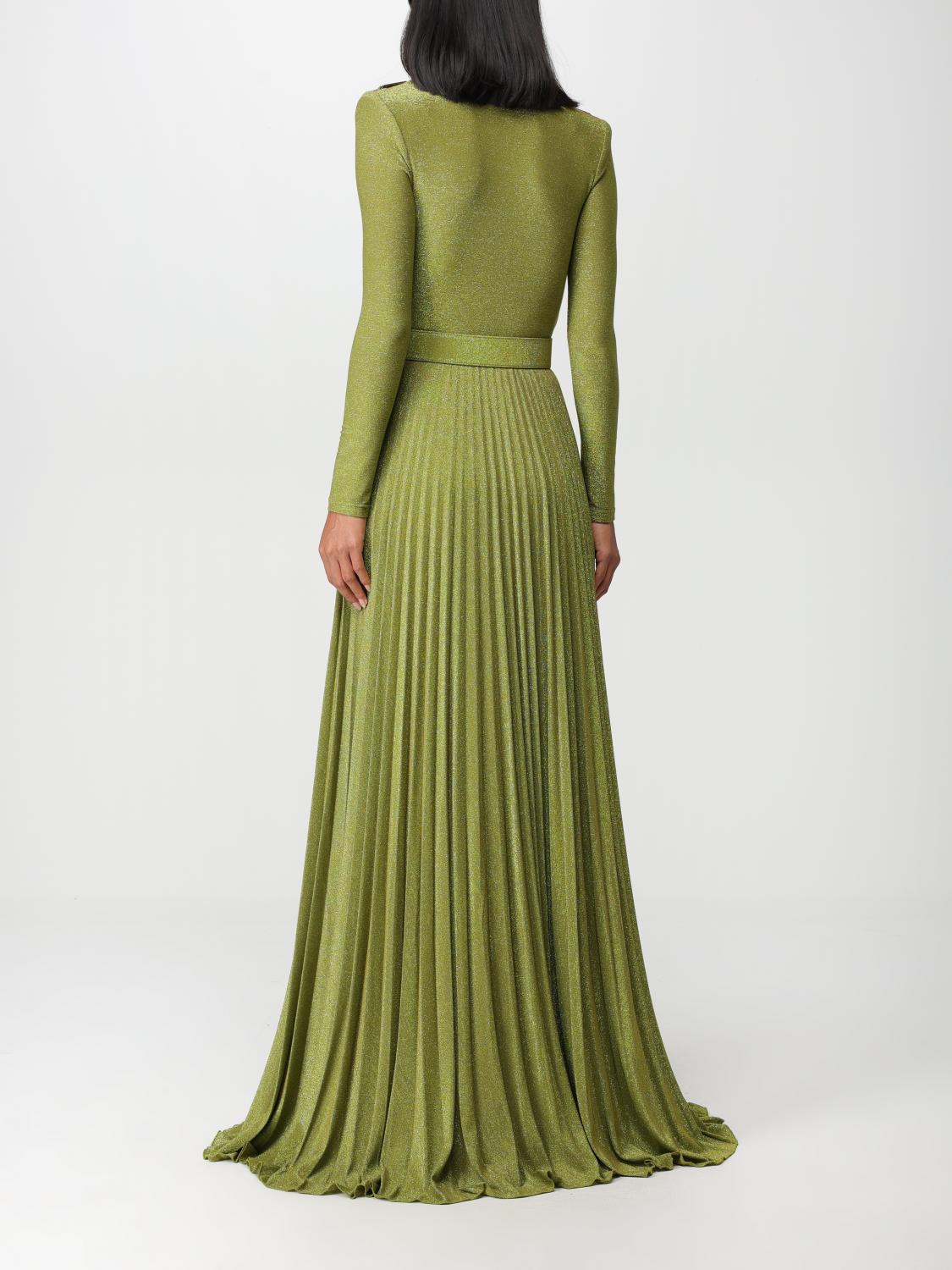 ELISABETTA FRANCHI VESTIDO: Vestido mujer Elisabetta Franchi, Verde - Img 2