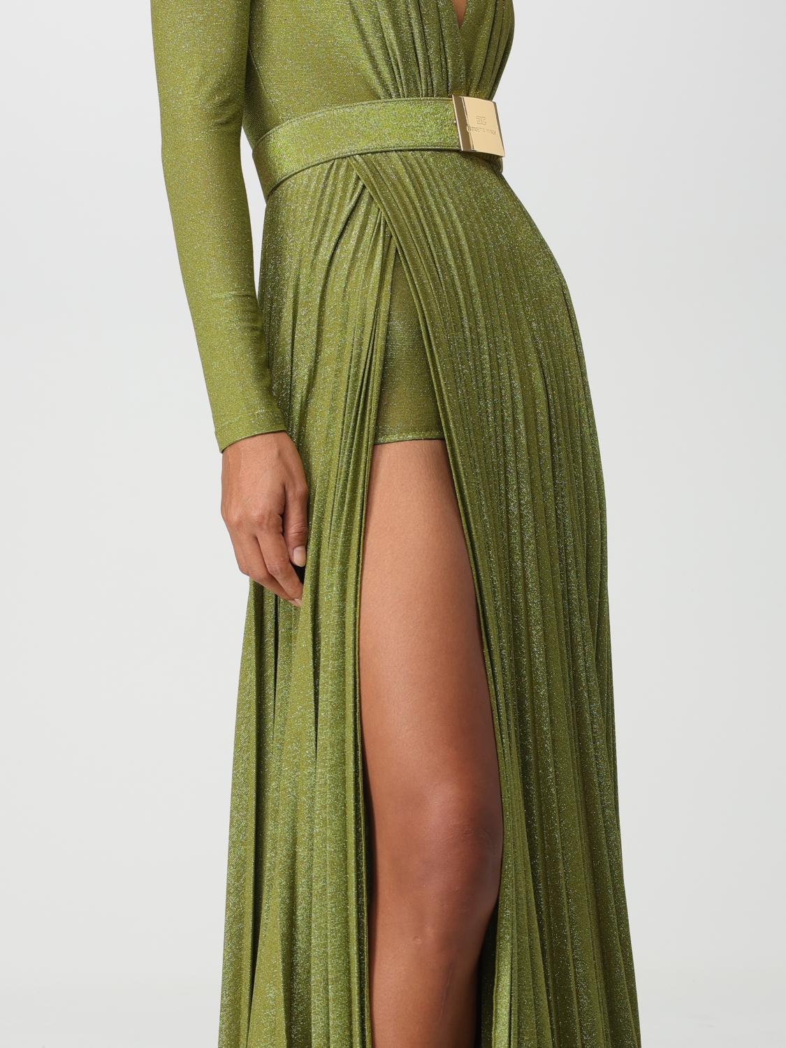ELISABETTA FRANCHI VESTIDO: Vestido mujer Elisabetta Franchi, Verde - Img 3