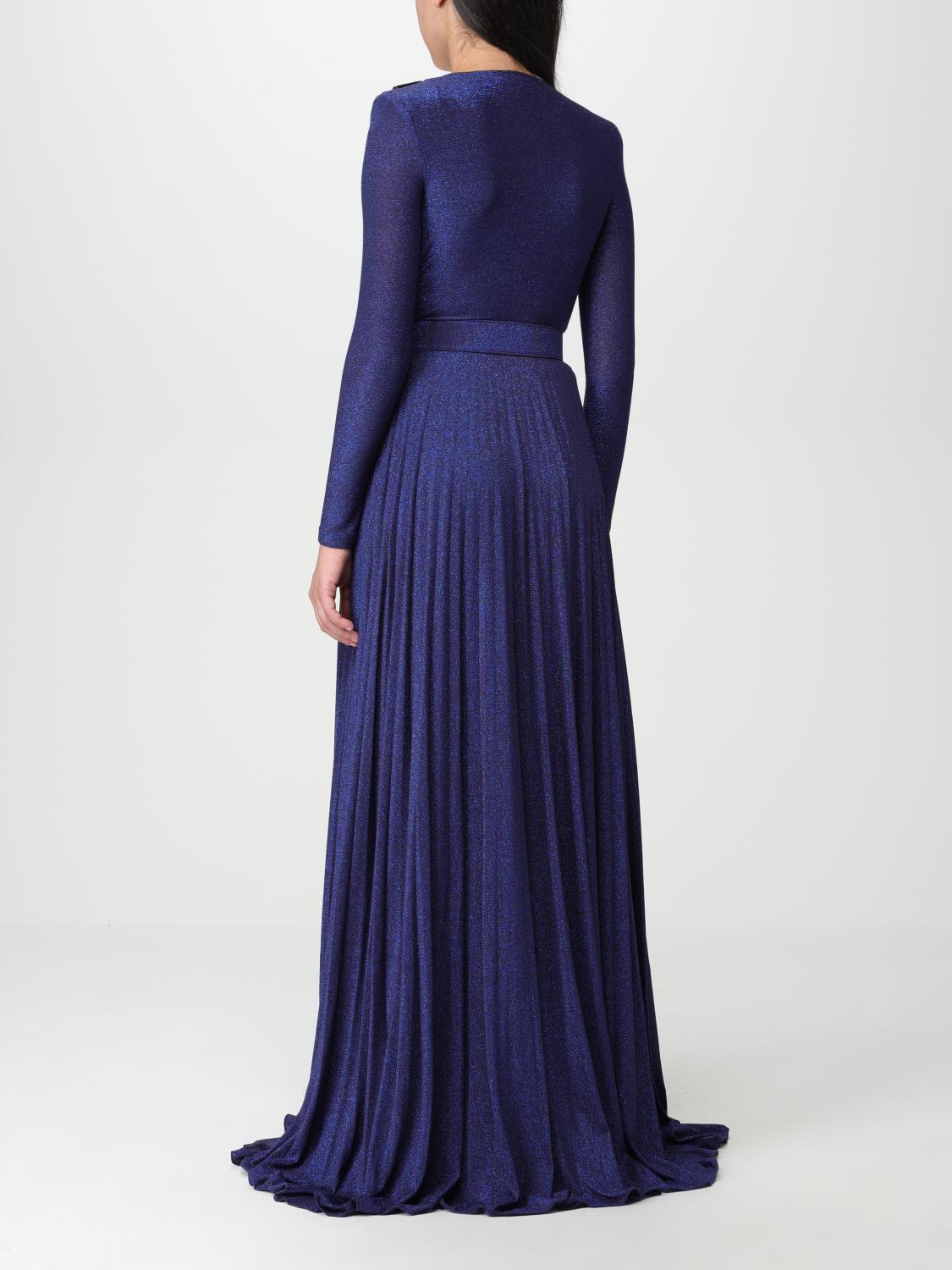 ELISABETTA FRANCHI VESTIDO: Vestido mujer Elisabetta Franchi, Gris - Img 2