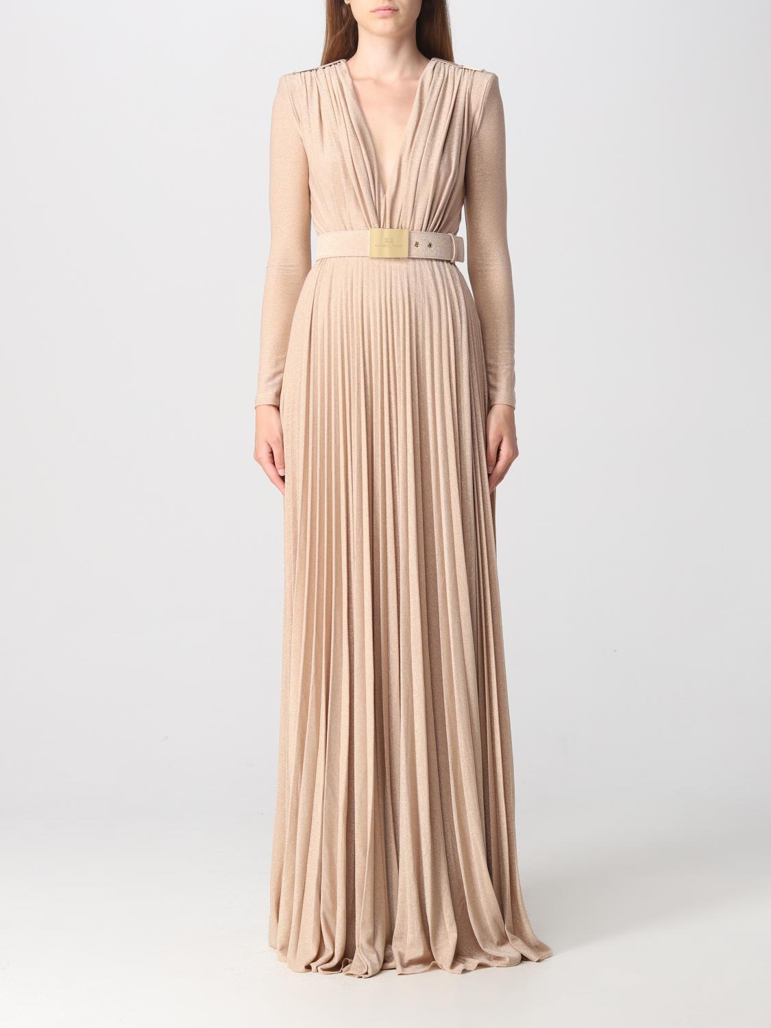 ELISABETTA FRANCHI KLEID: Kleid damen Elisabetta Franchi, Gold - Img 1