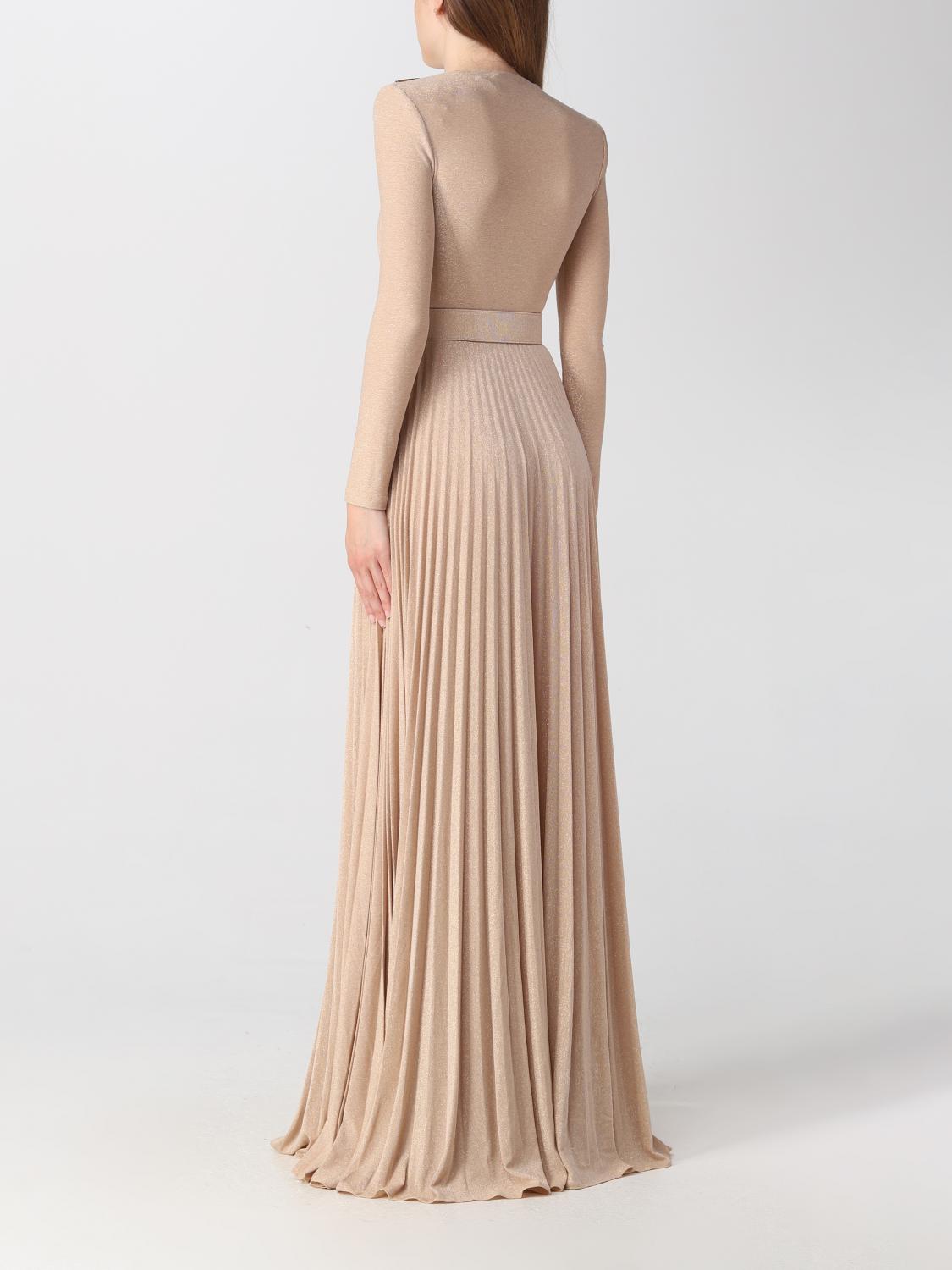 ELISABETTA FRANCHI KLEID: Kleid damen Elisabetta Franchi, Gold - Img 2