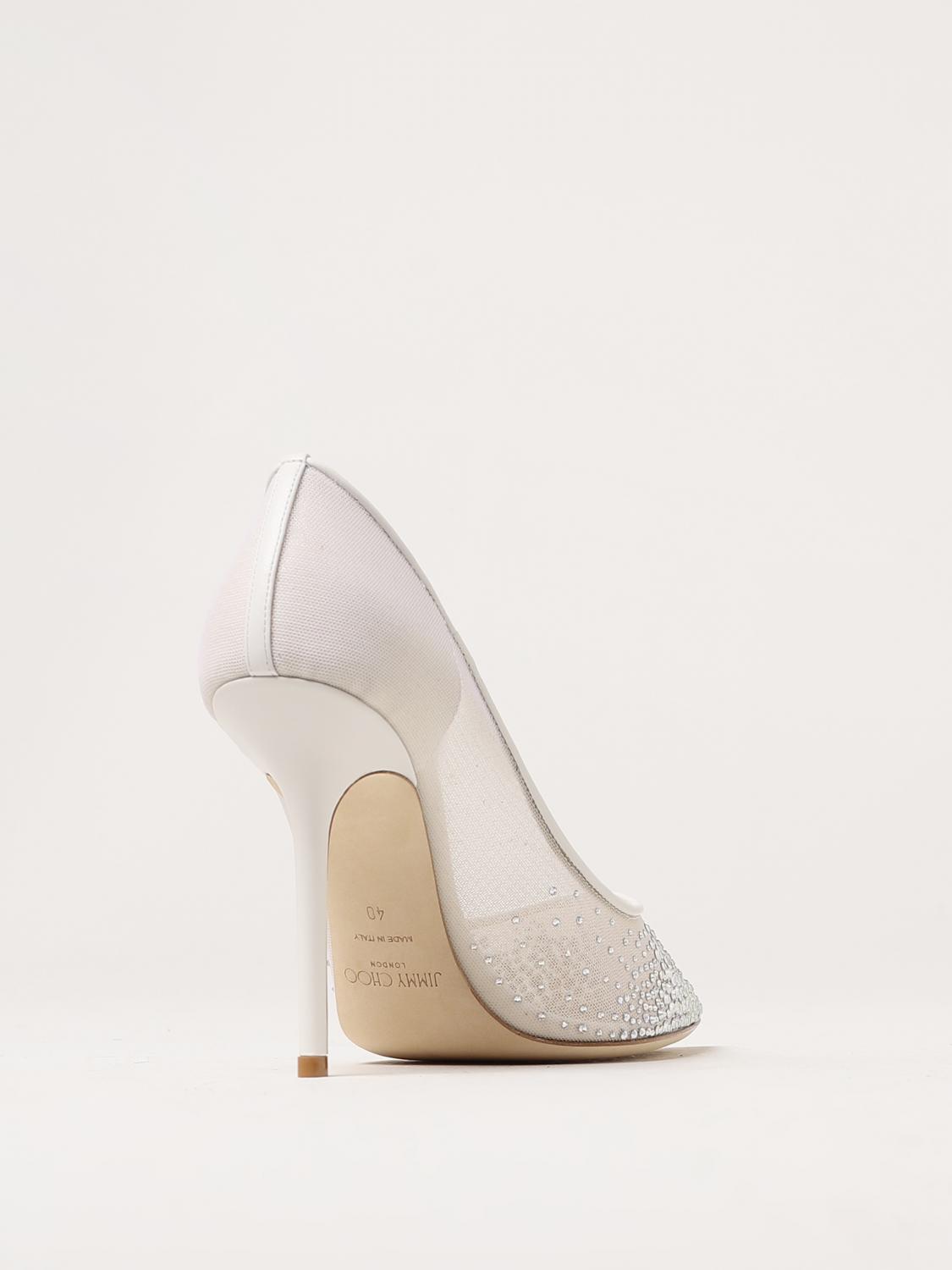 JIMMY CHOO：シューズ レディース - ホワイト | GIGLIO.COMオンライン