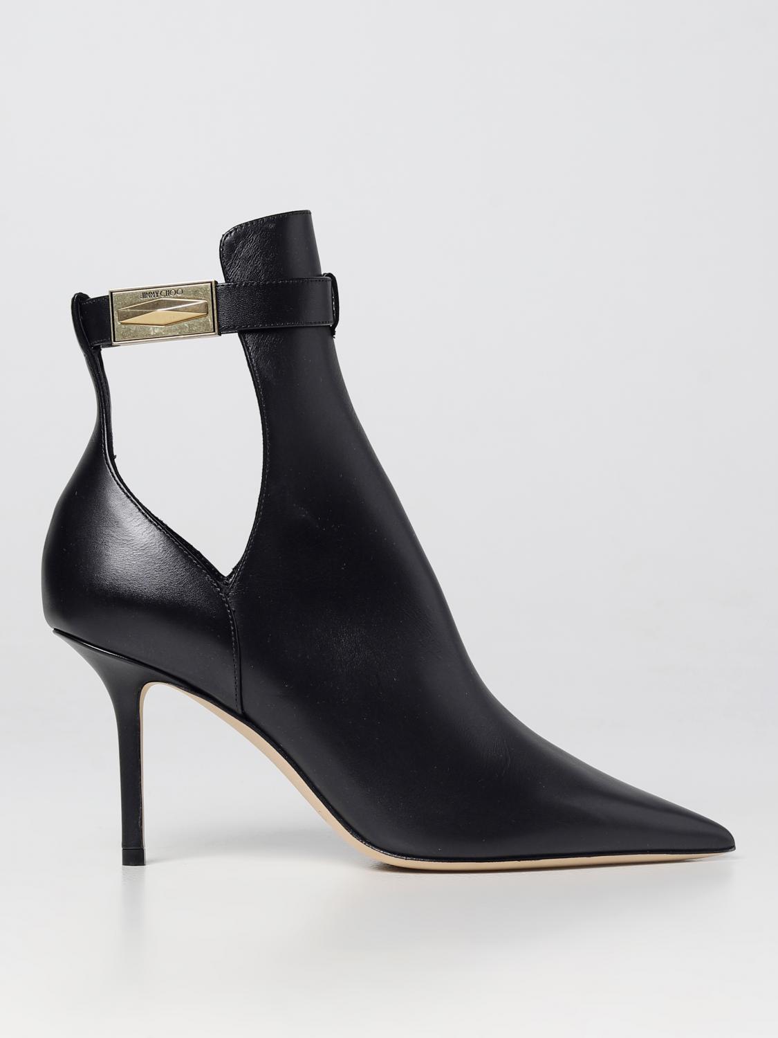 JIMMY CHOO STIVALETTI: Stivaletto Nell Jimmy Choo in pelle, Nero - Img 1