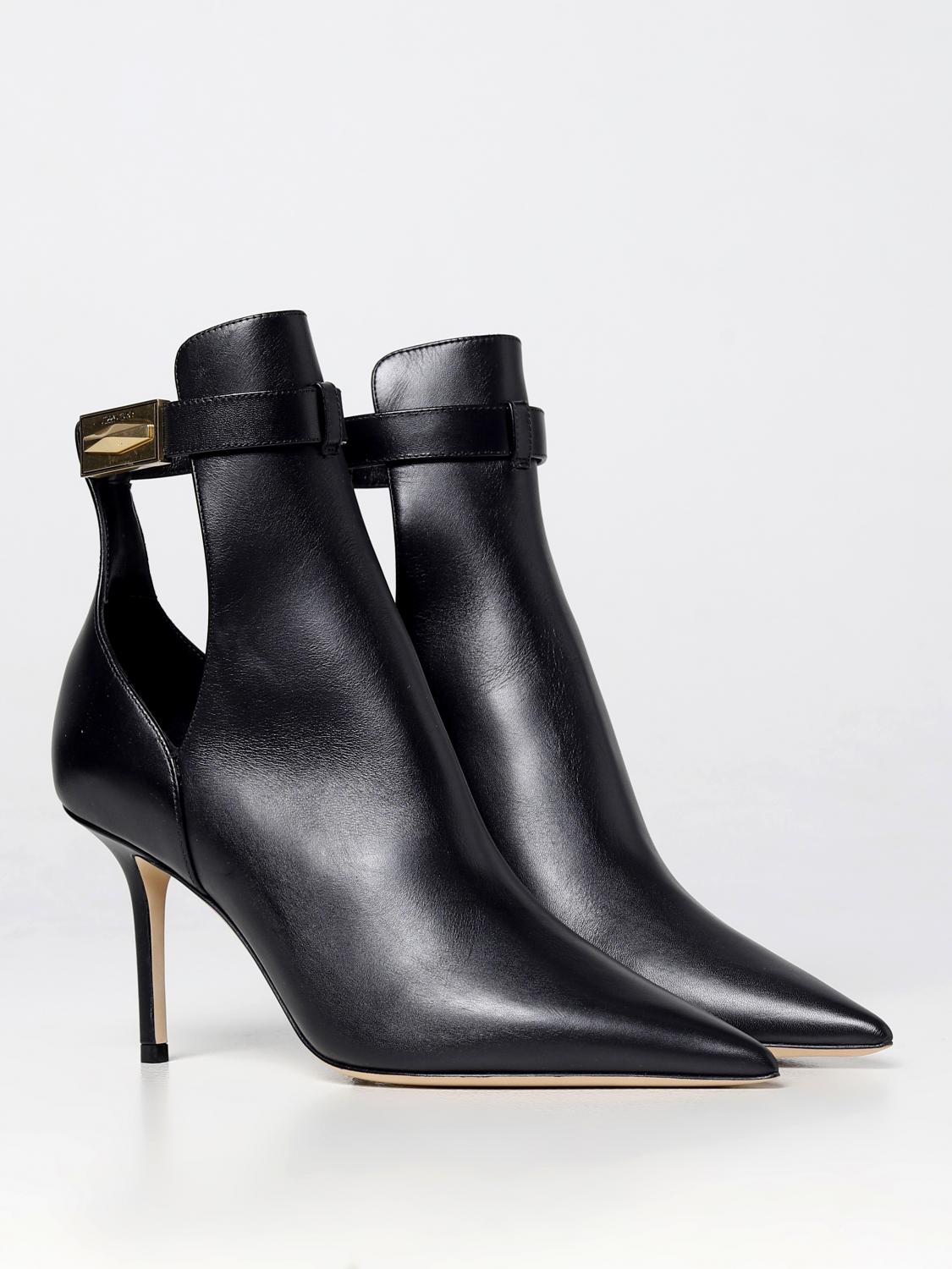 JIMMY CHOO STIVALETTI: Stivaletto Nell Jimmy Choo in pelle, Nero - Img 2