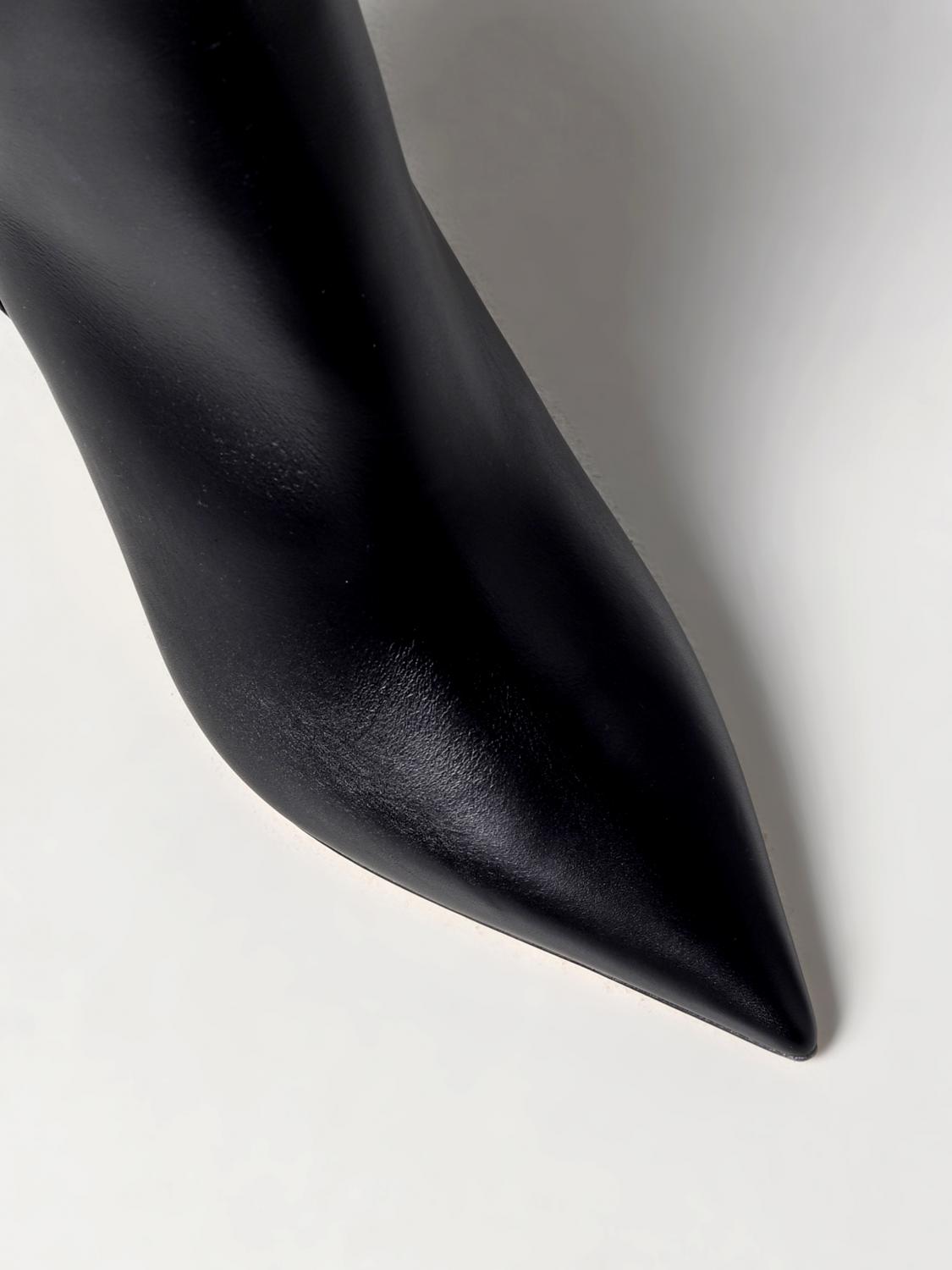 JIMMY CHOO STIVALETTI: Stivaletto Nell Jimmy Choo in pelle, Nero - Img 4