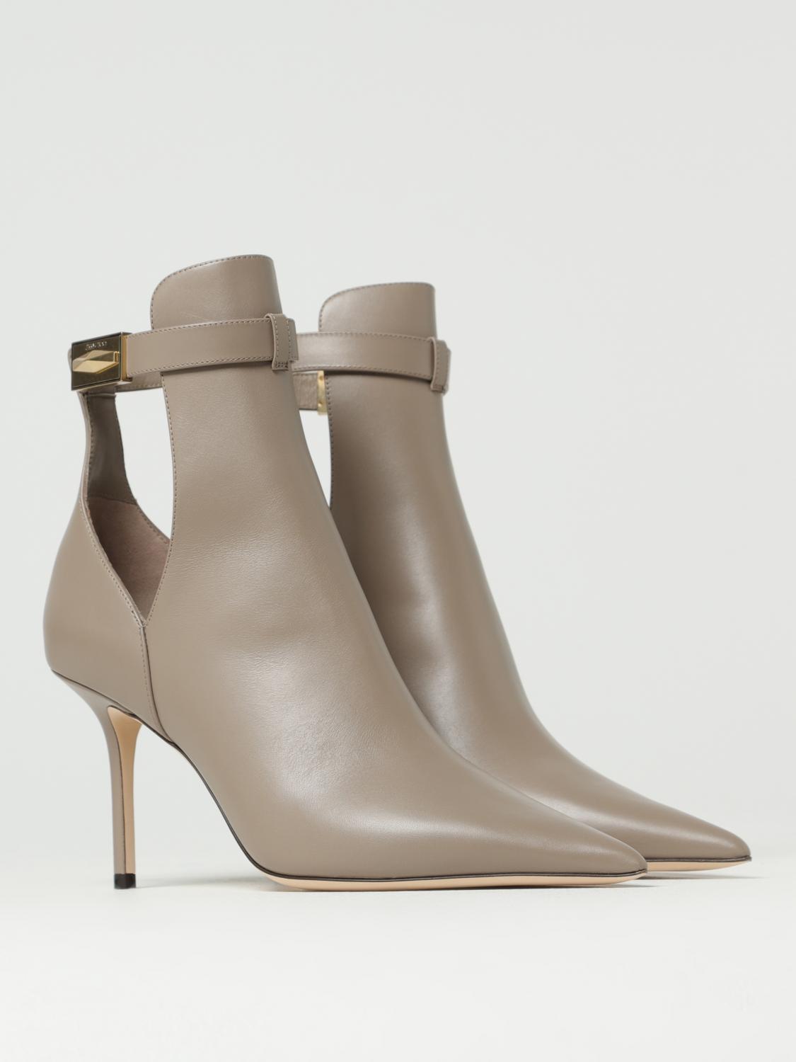 JIMMY CHOO BOTINES PLANOS: Zapatos mujer Jimmy Choo, Tórtola - Img 2