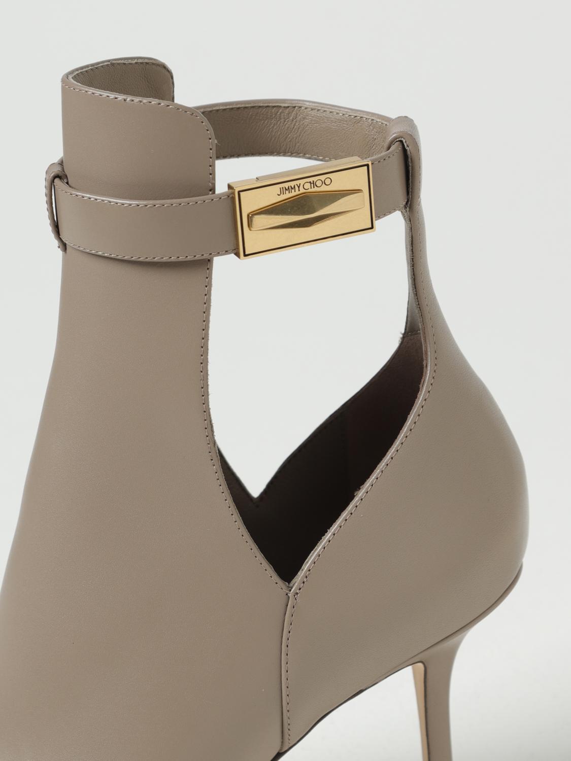 JIMMY CHOO BOTINES PLANOS: Zapatos mujer Jimmy Choo, Tórtola - Img 4