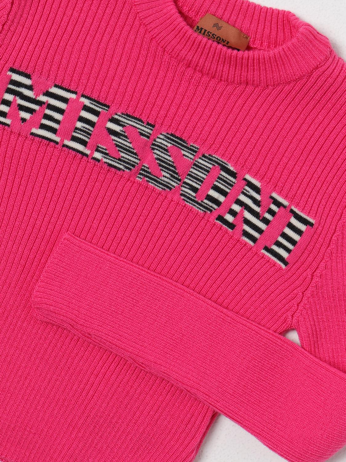 MISSONI PULLOVER: Pullover kinder Missoni, Fuchsia - Img 3