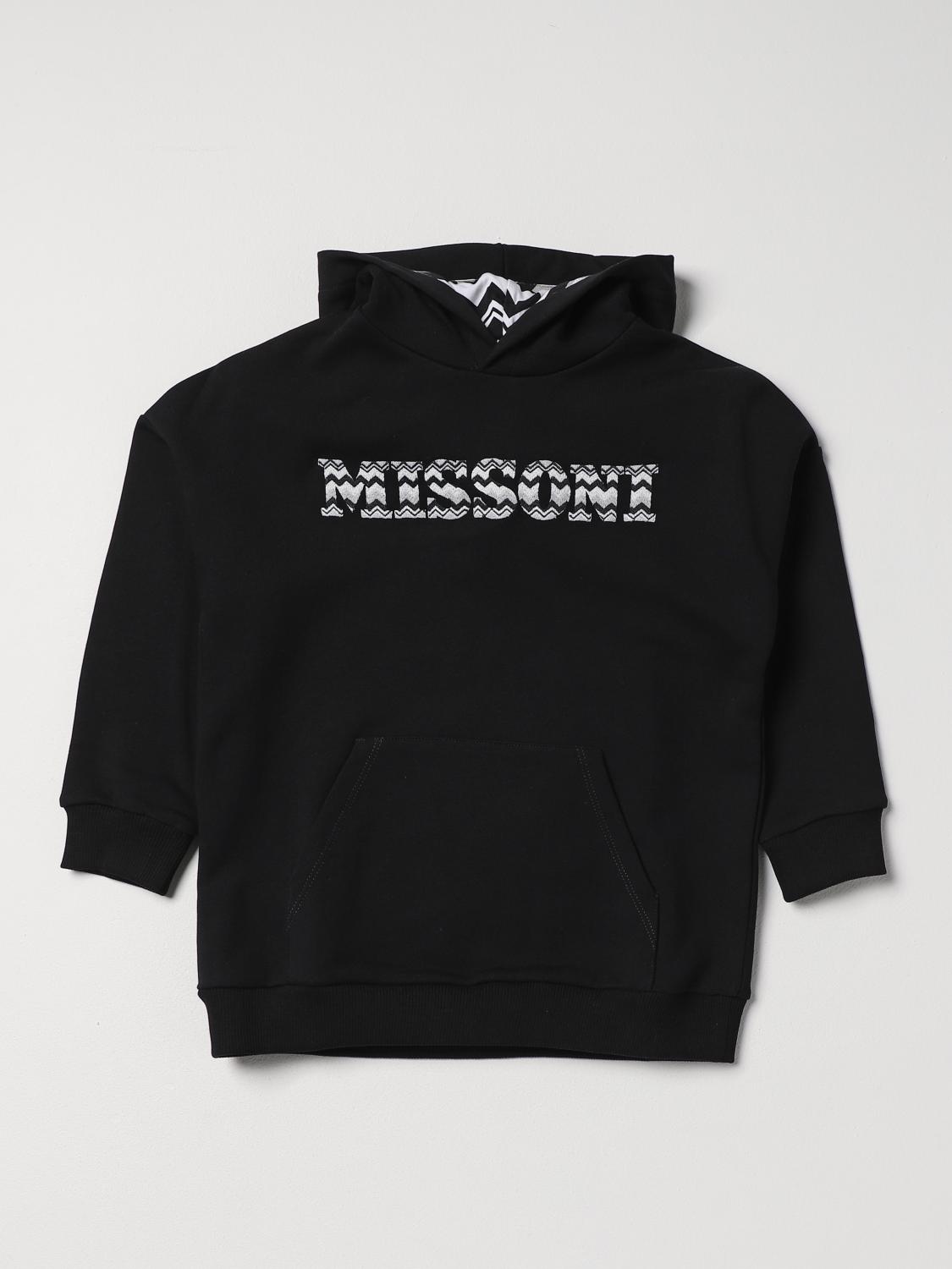 MISSONI SWEATER: Missoni cotton sweatshirt, Black - Img 1