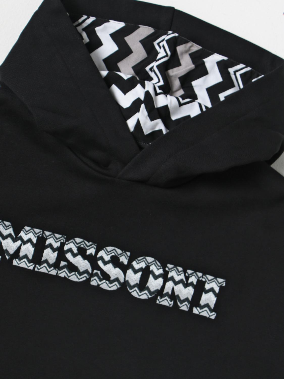 MISSONI SWEATER: Missoni cotton sweatshirt, Black - Img 3