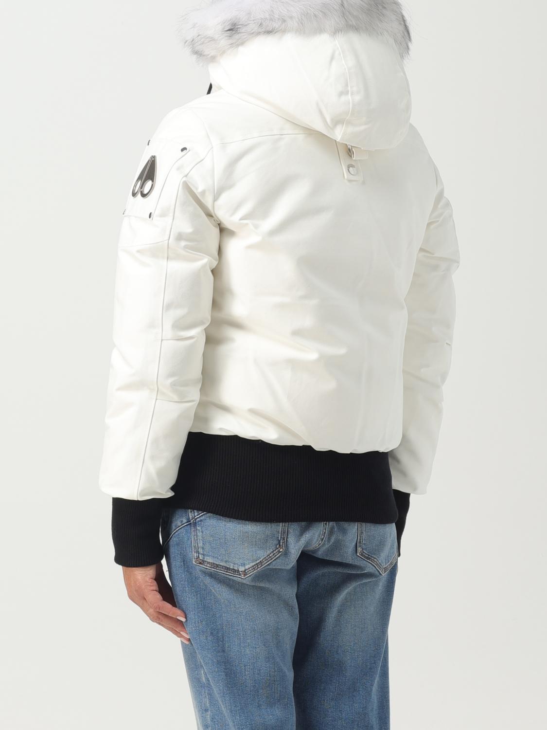 Moose Knuckles Jacket woman - White | M32LB002S | GIGLIO.COM