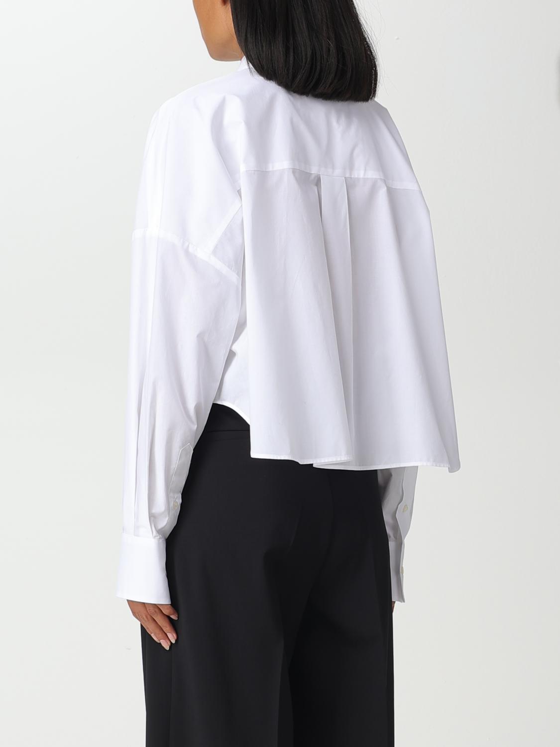 MSGM HEMDBLUSE: Hemdbluse damen MSGM, Weiß - Img 3