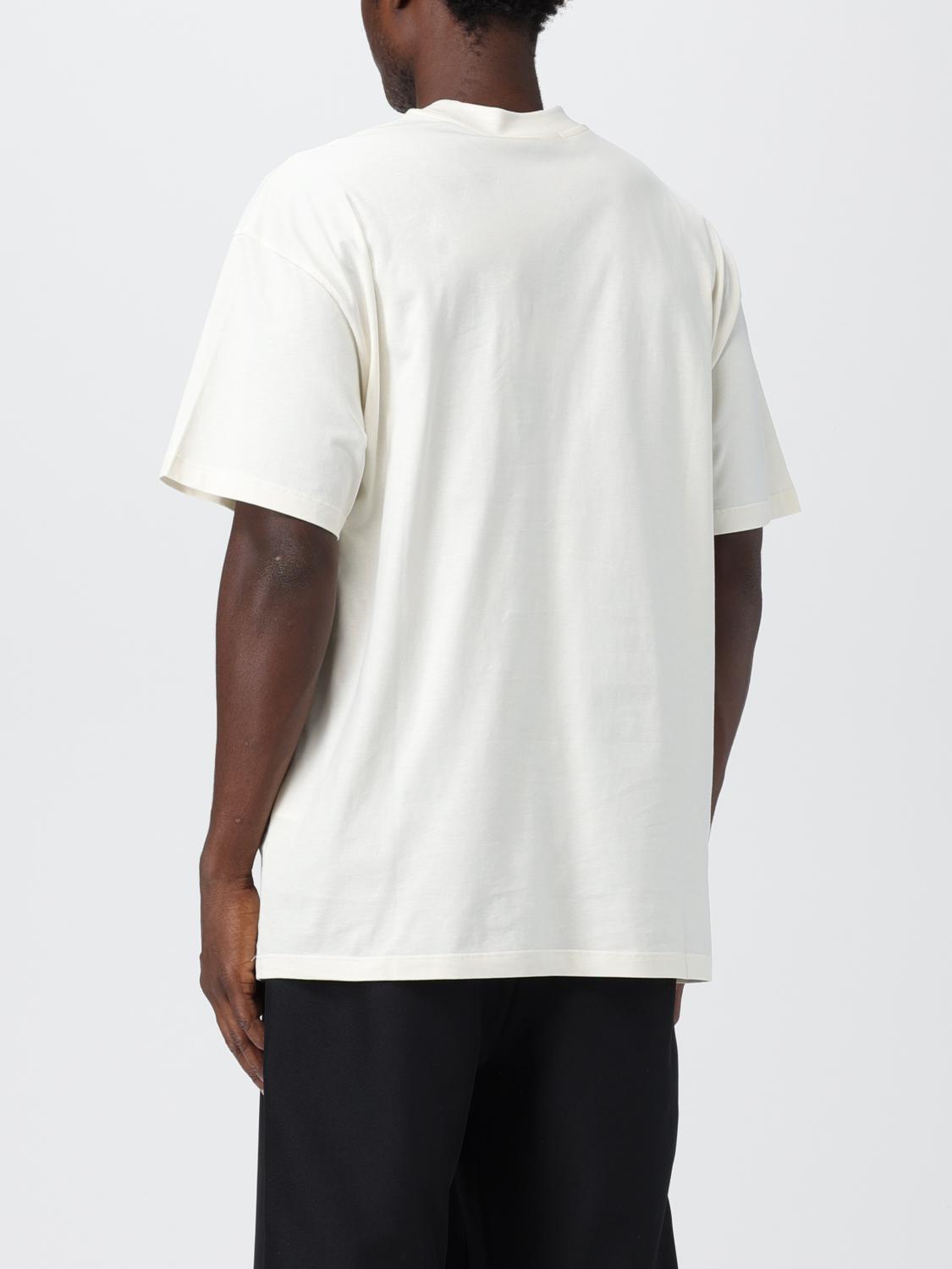 MSGM T-SHIRT: MSGM cotton t-shirt, Cream - Img 3