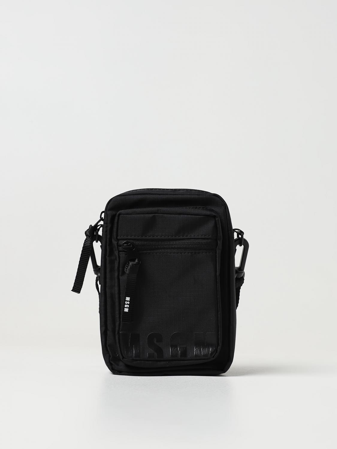MSGM SACOCHE: Sac homme MSGM, Noir - Img 1