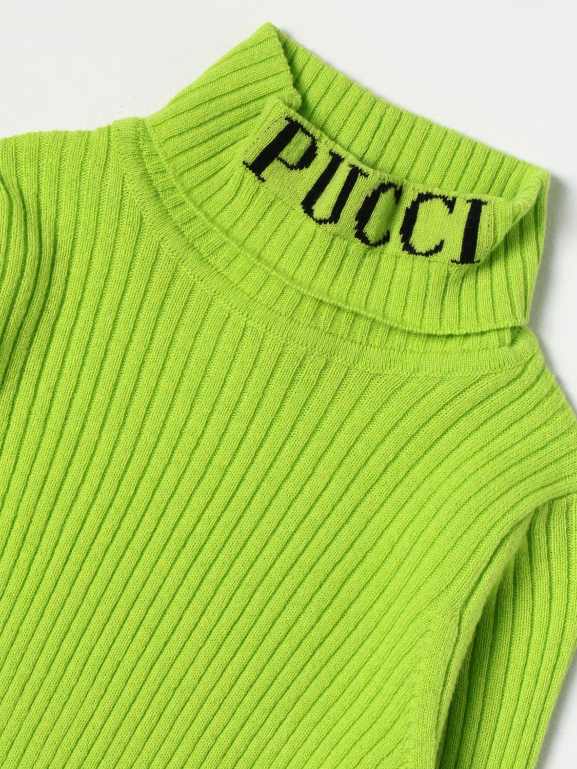 PUCCI PULLOVER: Pullover kinder Pucci Junior, Grün - Img 3